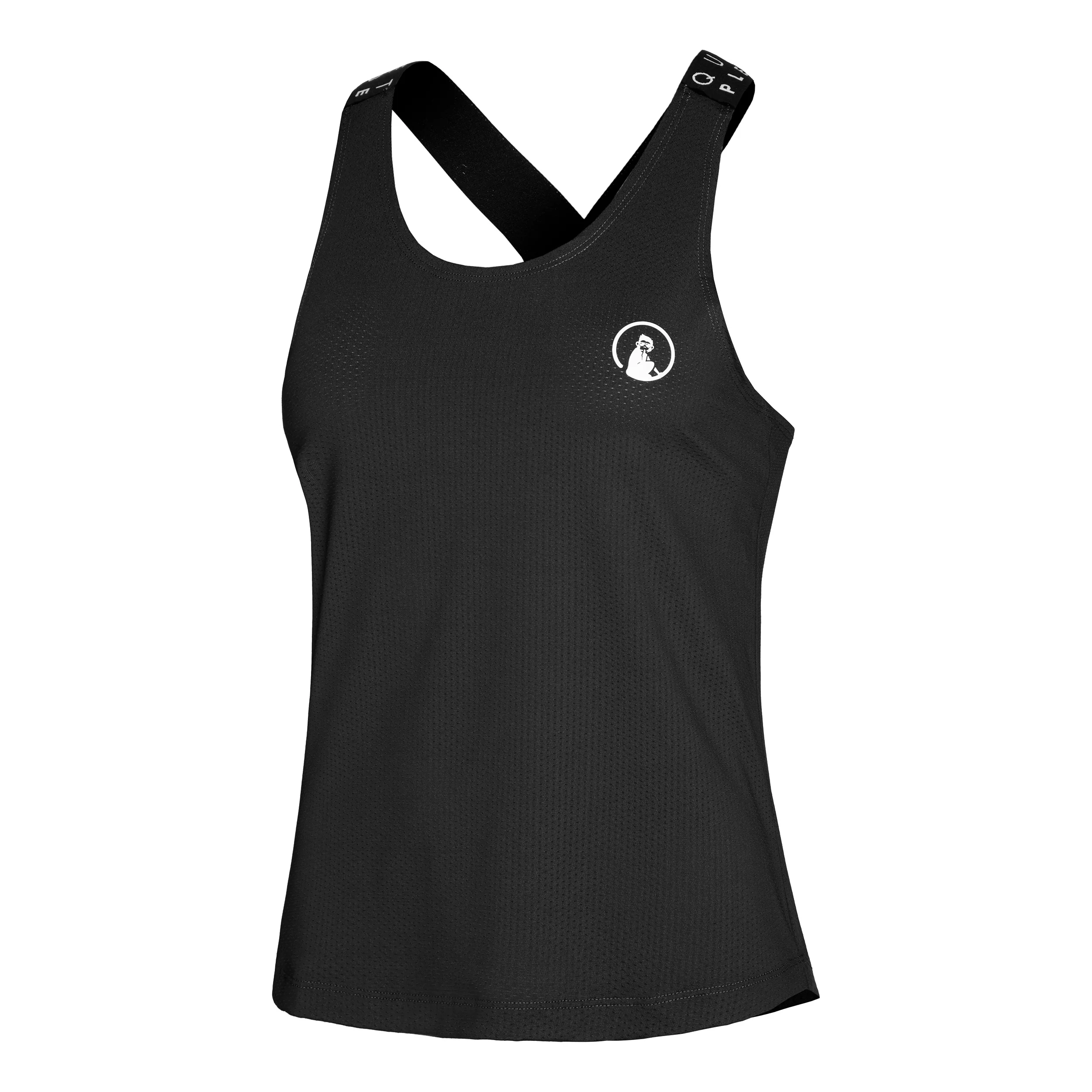 Serve & Volley Tank-Top Damen - schwarz,