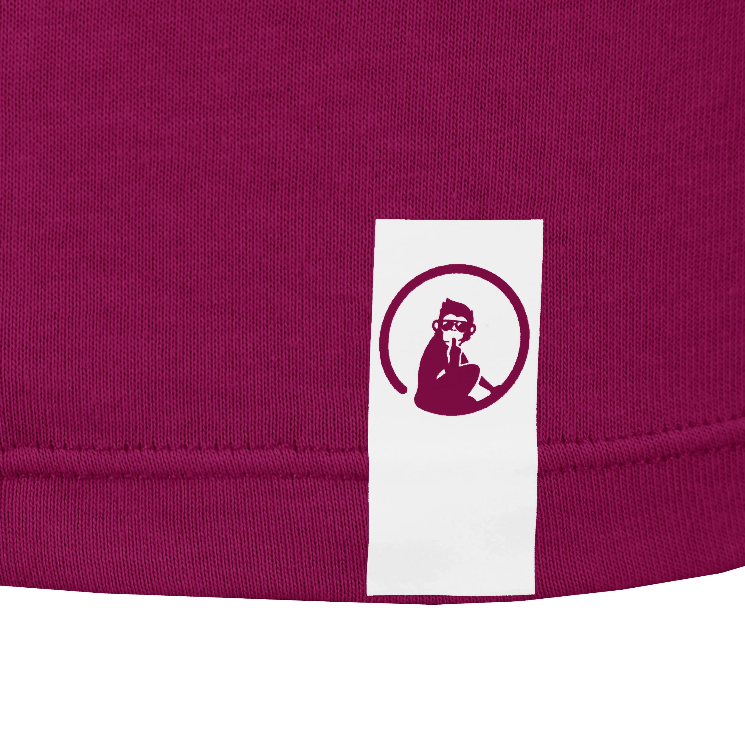 Trainings T-Shirt Herren-berry, weiß - Image 4