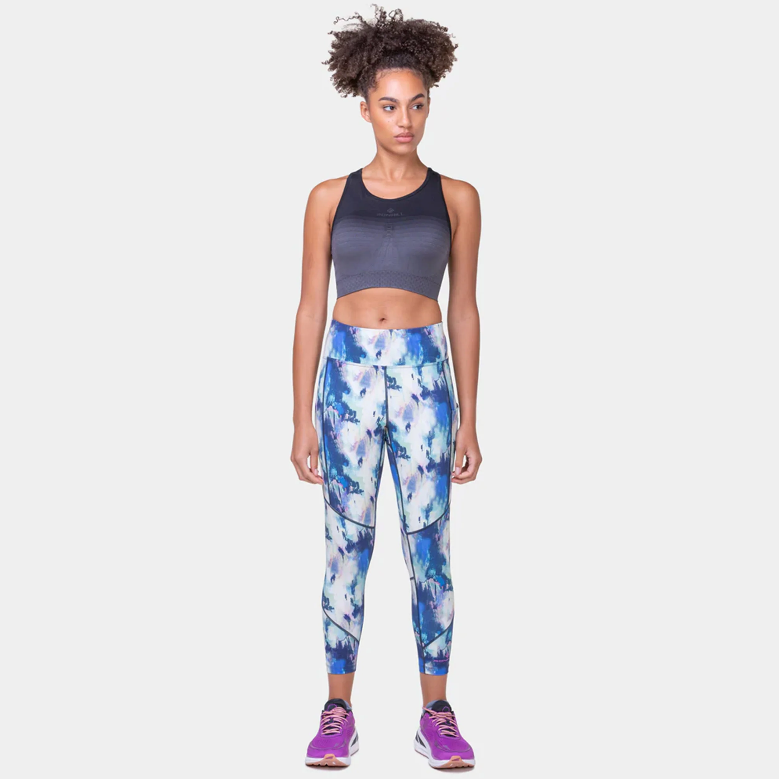Tech Crop Lauftight Damen-Mehrfarbig - Image 6