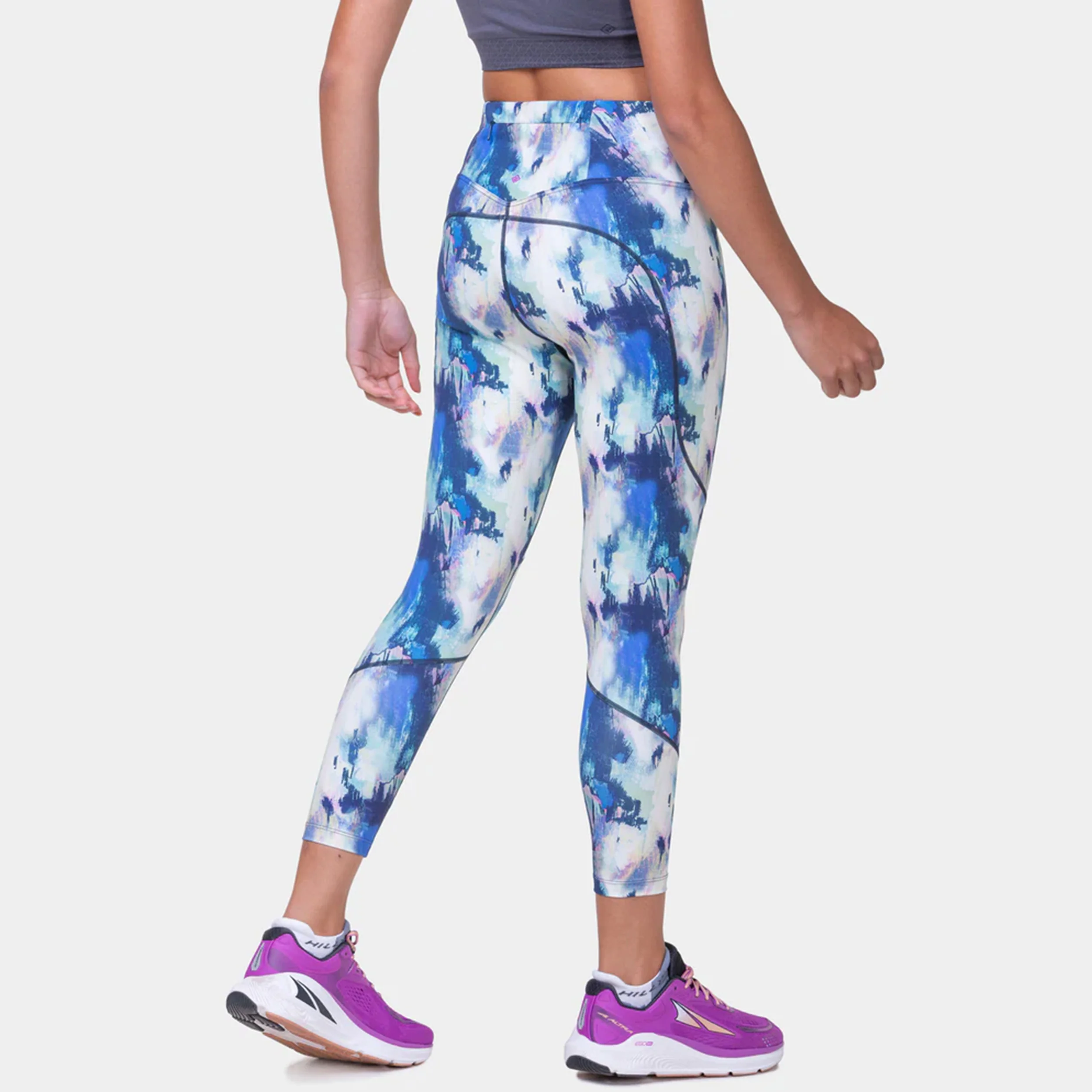 Tech Crop Lauftight Damen-Mehrfarbig - Image 8