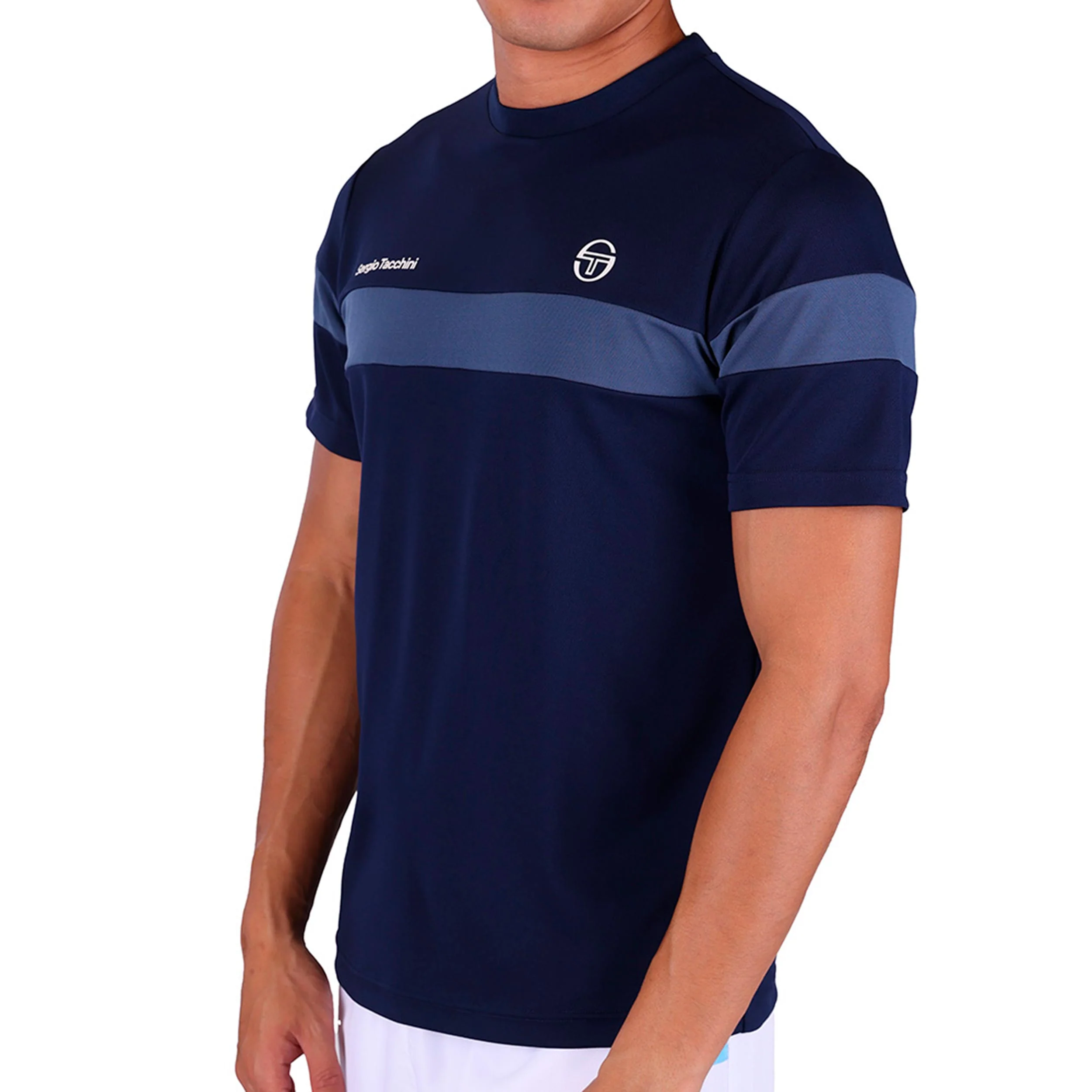 Leone PL T-Shirt Herren - dunkelblau, blaugrau - Image 3