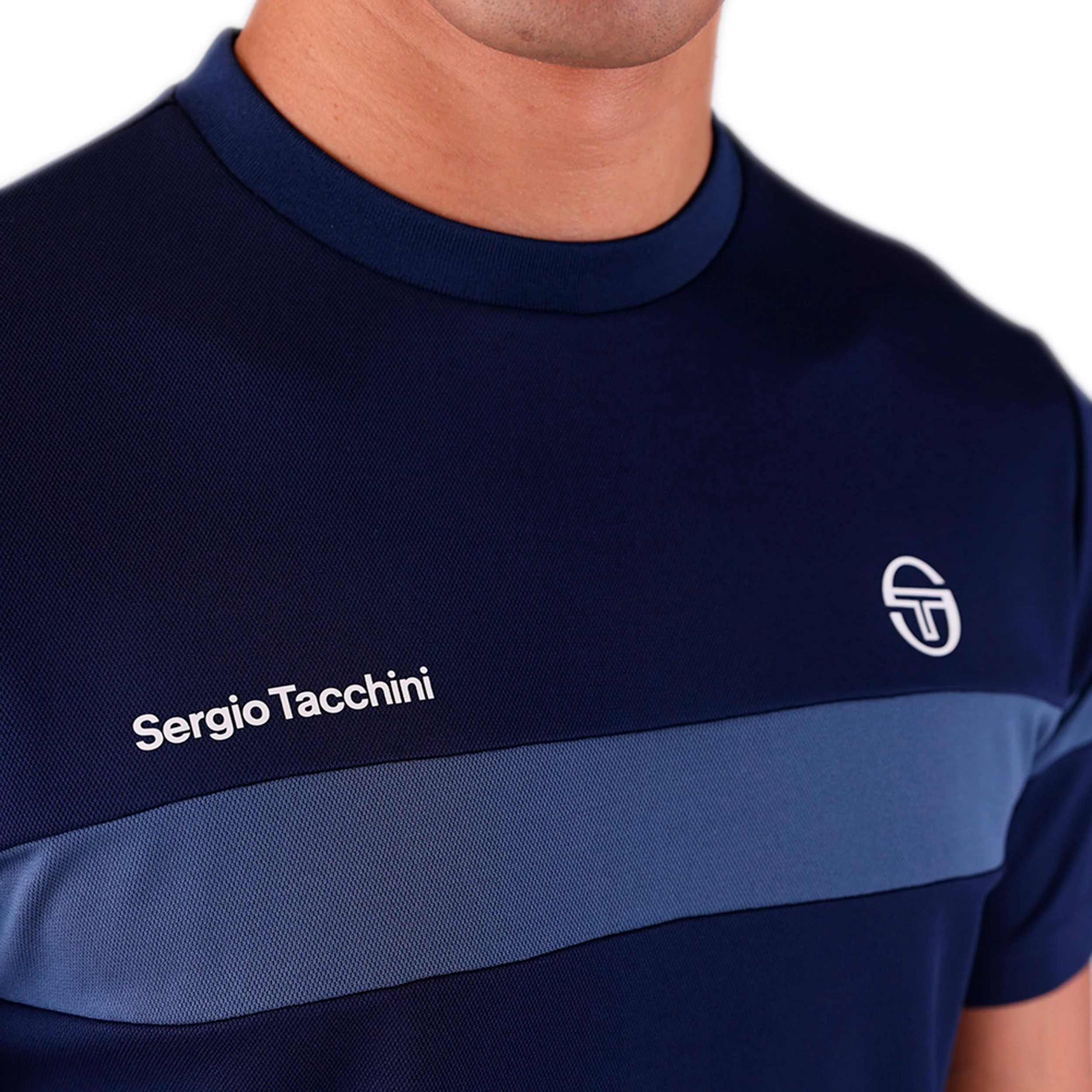Leone PL T-Shirt Herren - dunkelblau, blaugrau - Image 4