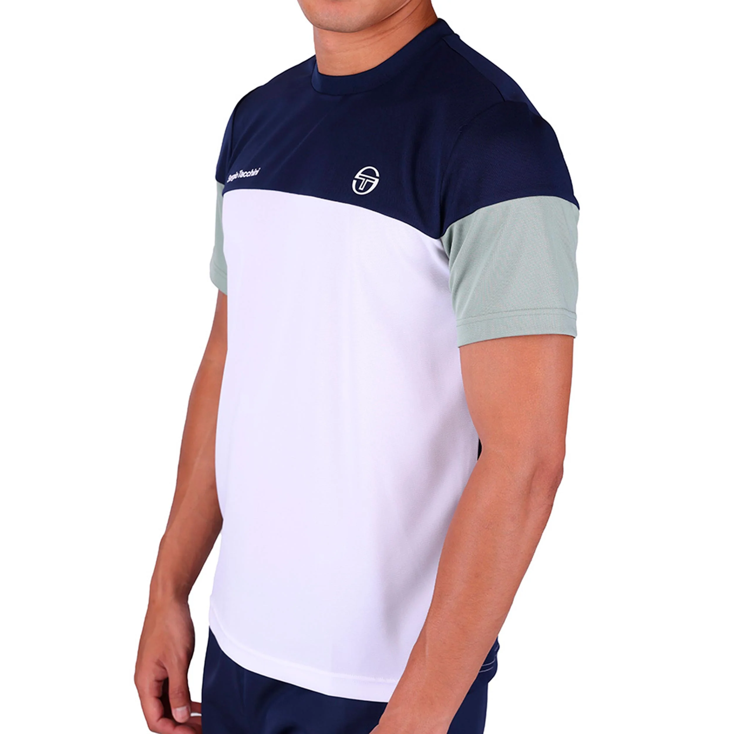 Prave T-Shirt Herren - dunkelblau, weiß - Image 3