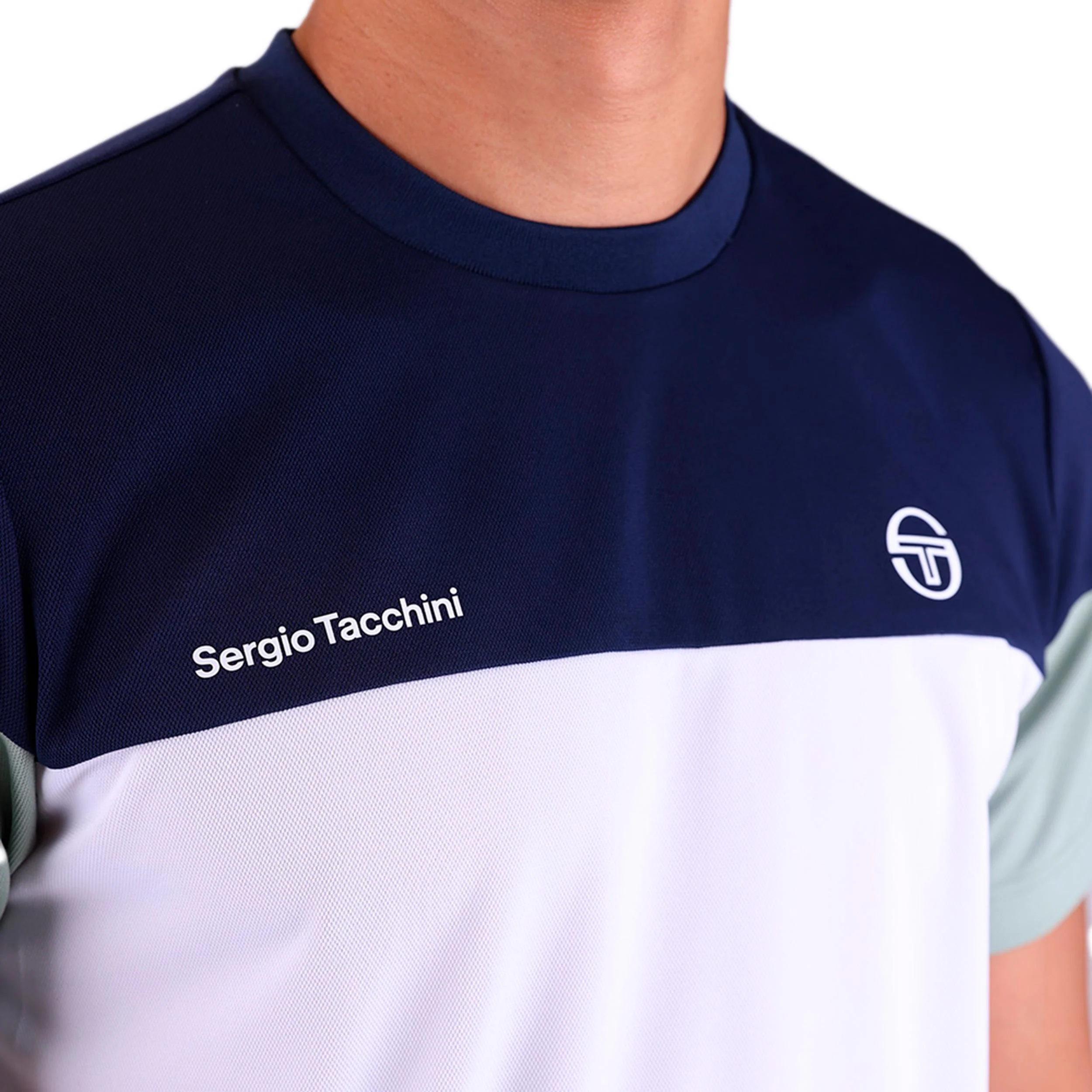 Prave T-Shirt Herren - dunkelblau, weiß - Image 4