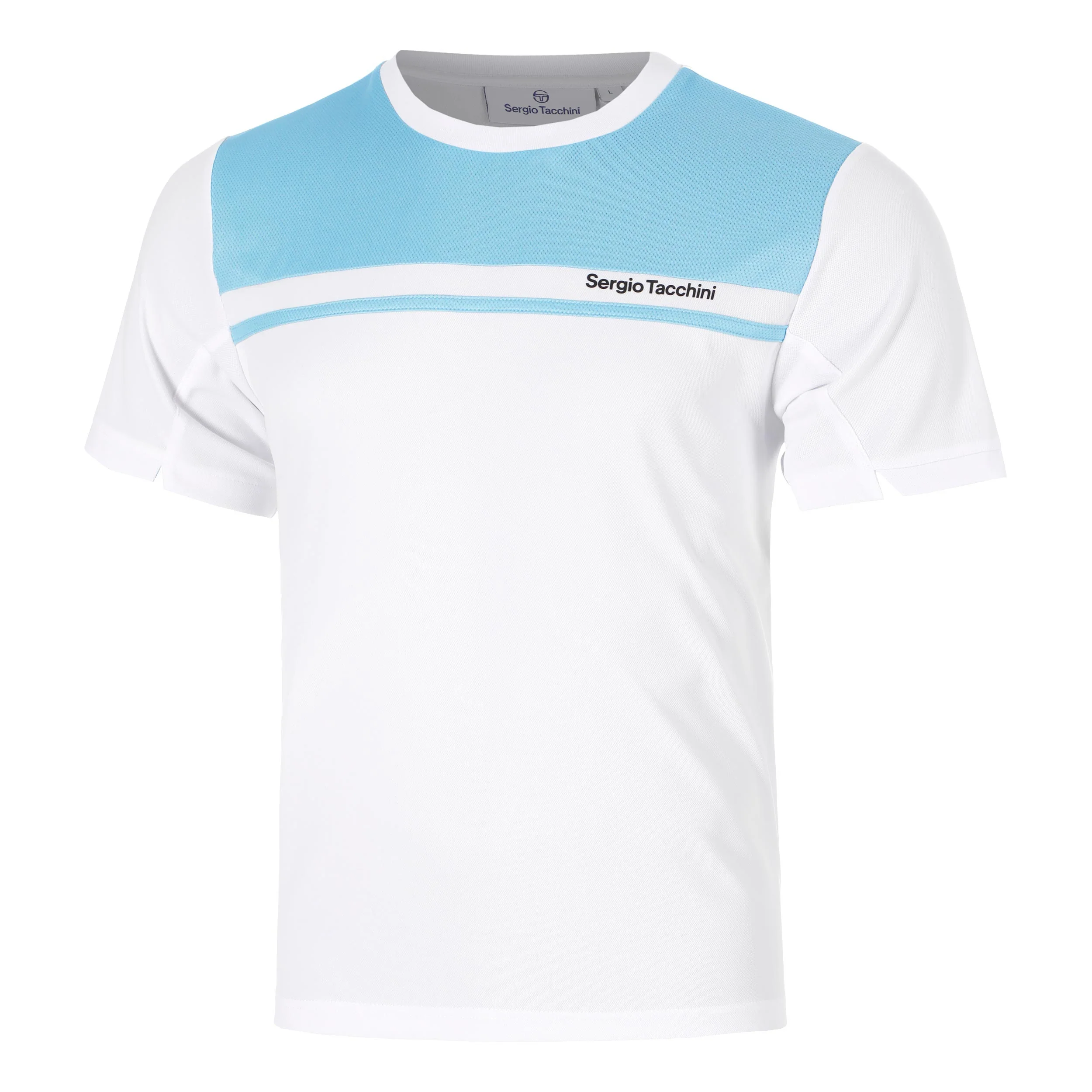Riflesso PL T-Shirt Herren - weiß, hellblau