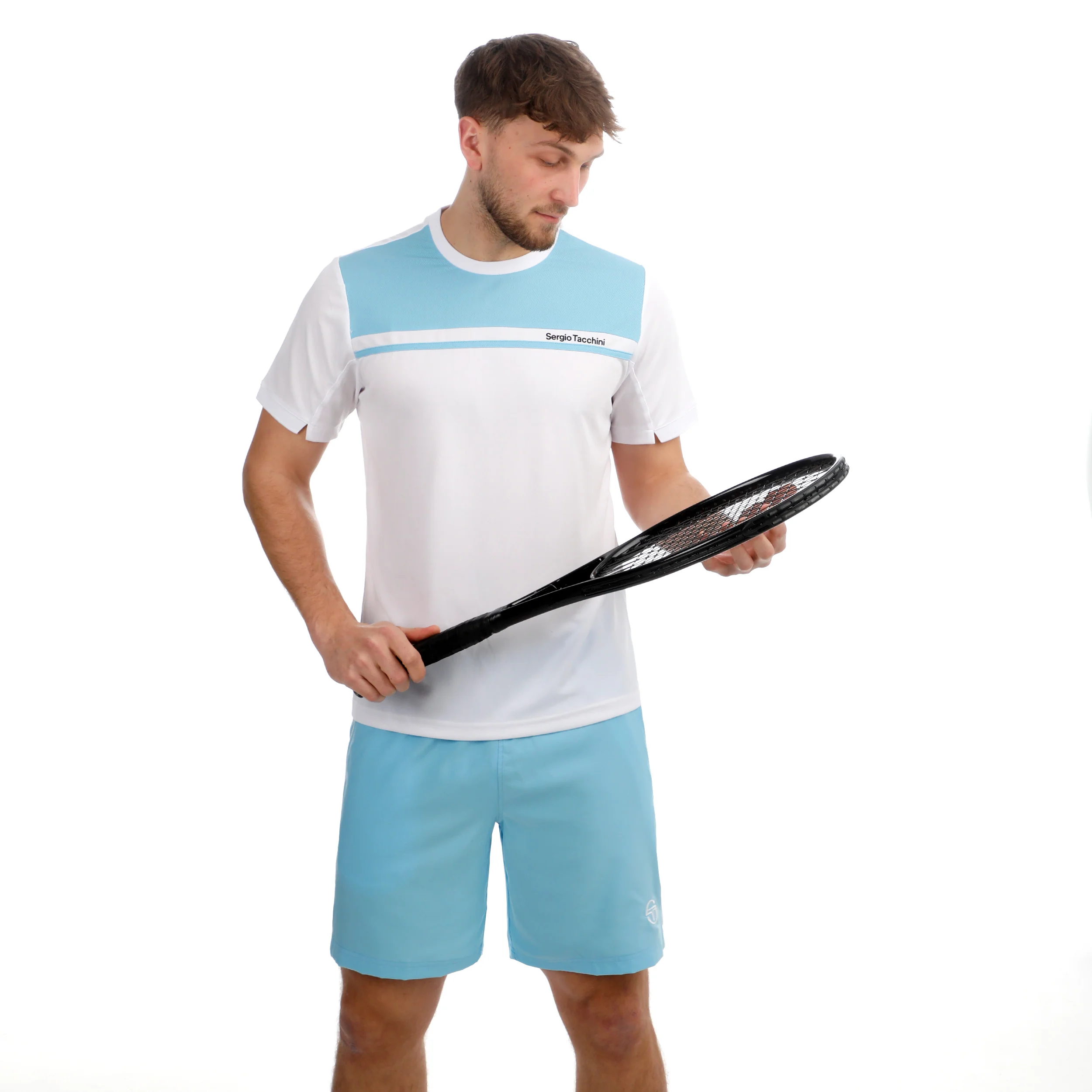 Riflesso PL T-Shirt Herren - weiß, hellblau - Image 5