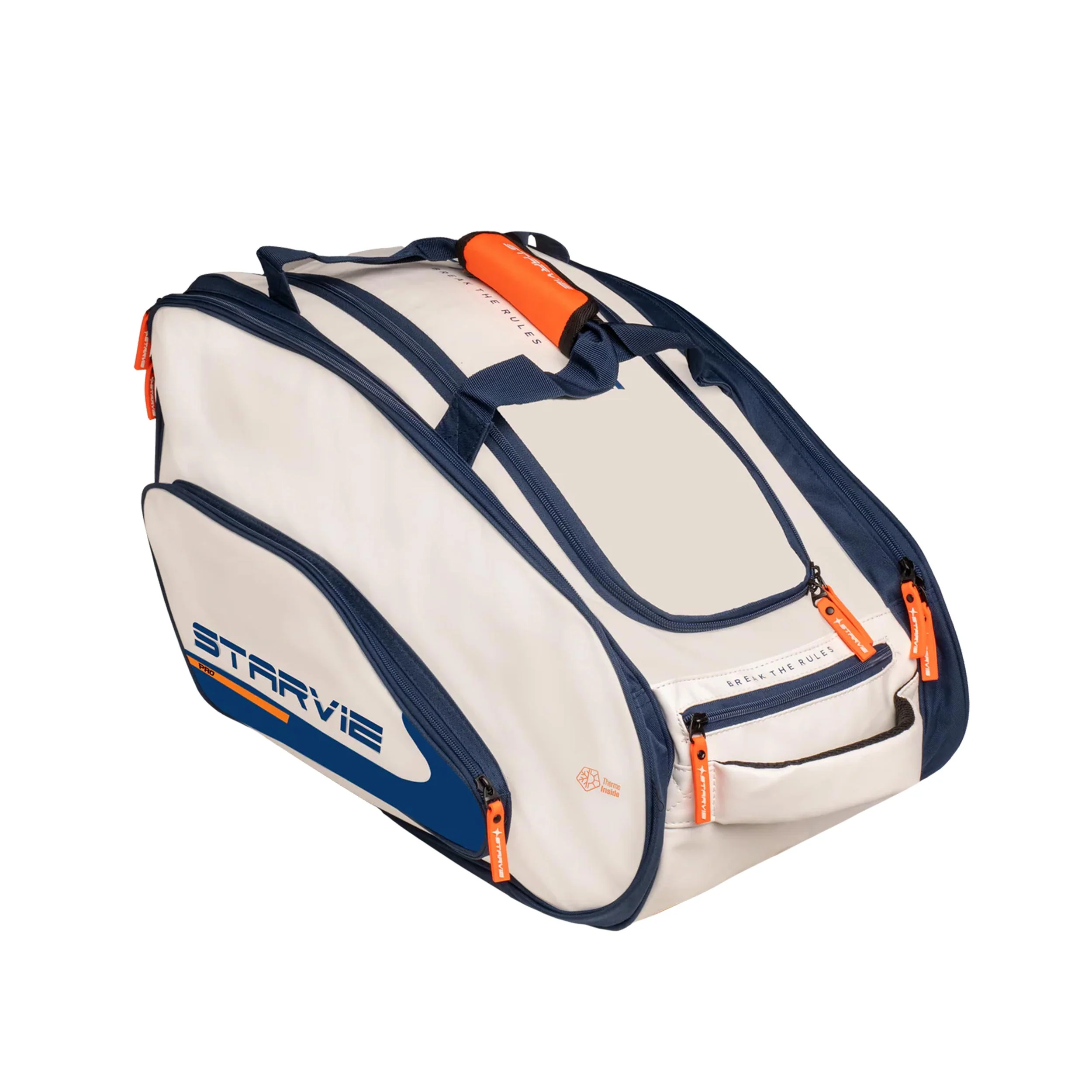 TACTIC PRO Padelschlägertasche -weiß, dunkelblau