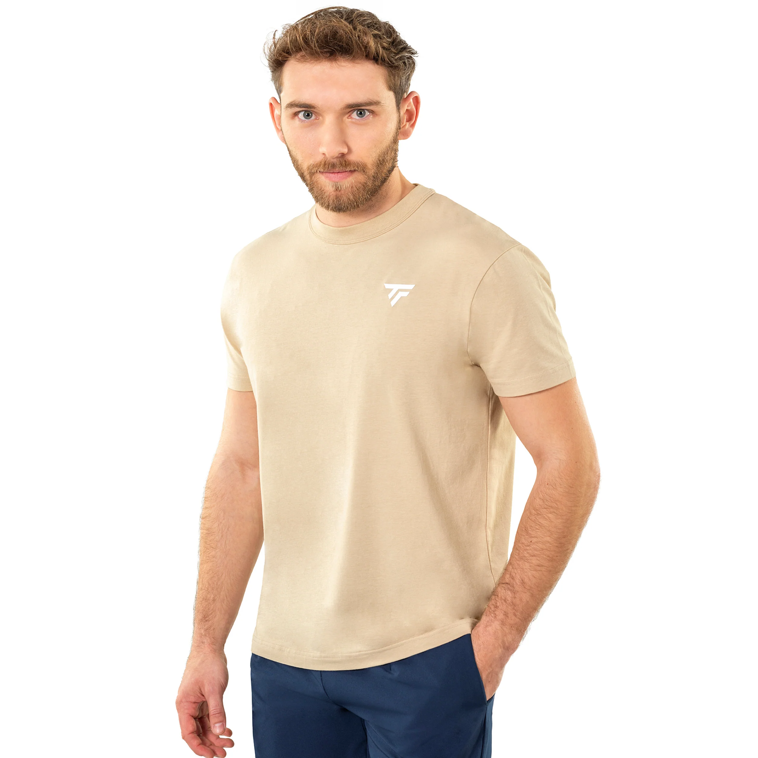 Graphic T-Shirt Herren-sand - Image 4