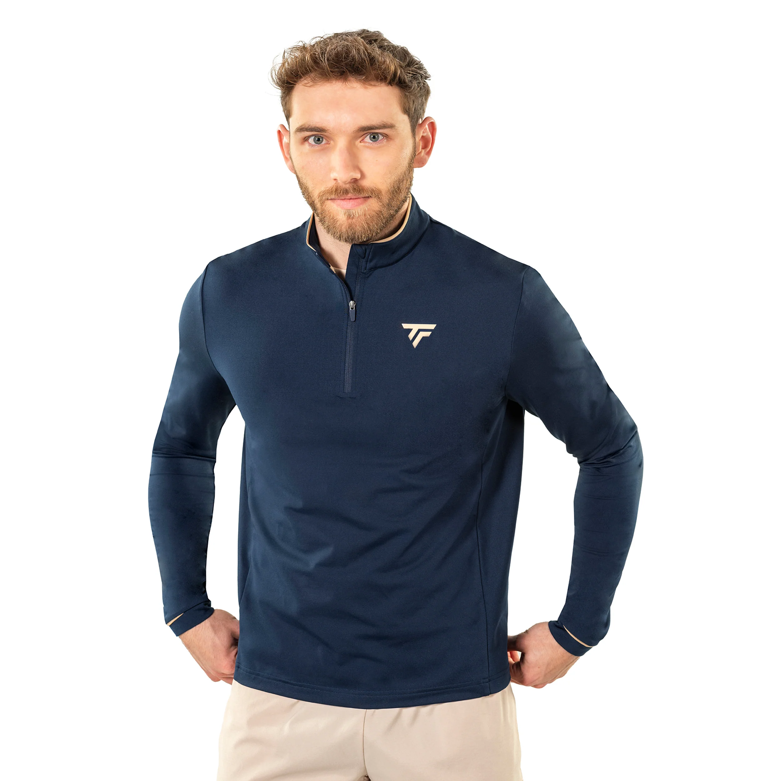 Thermozip Longsleeve Herren-dunkelblau - Image 4