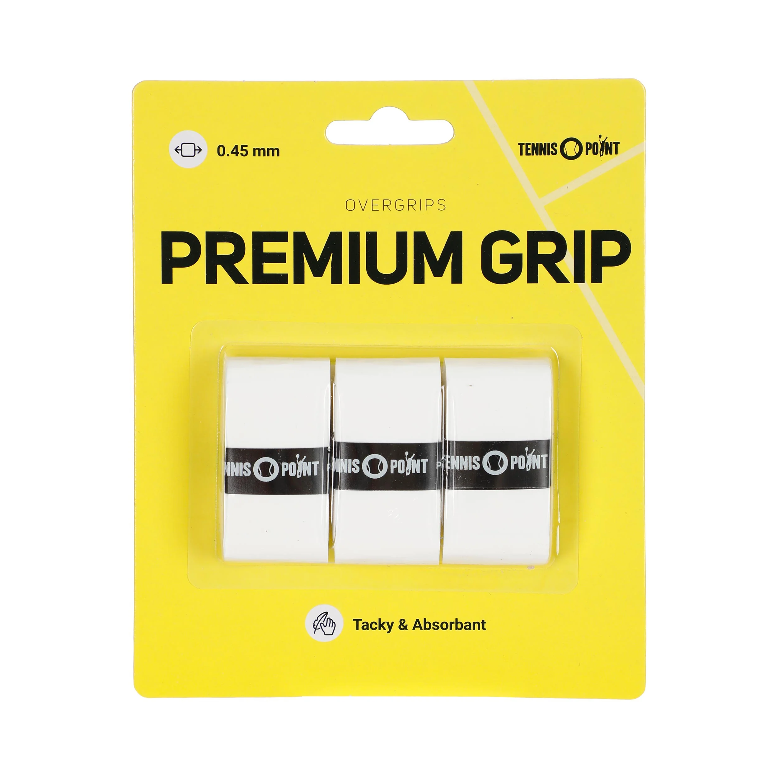 Premium Grip 3er Pack-Weiß