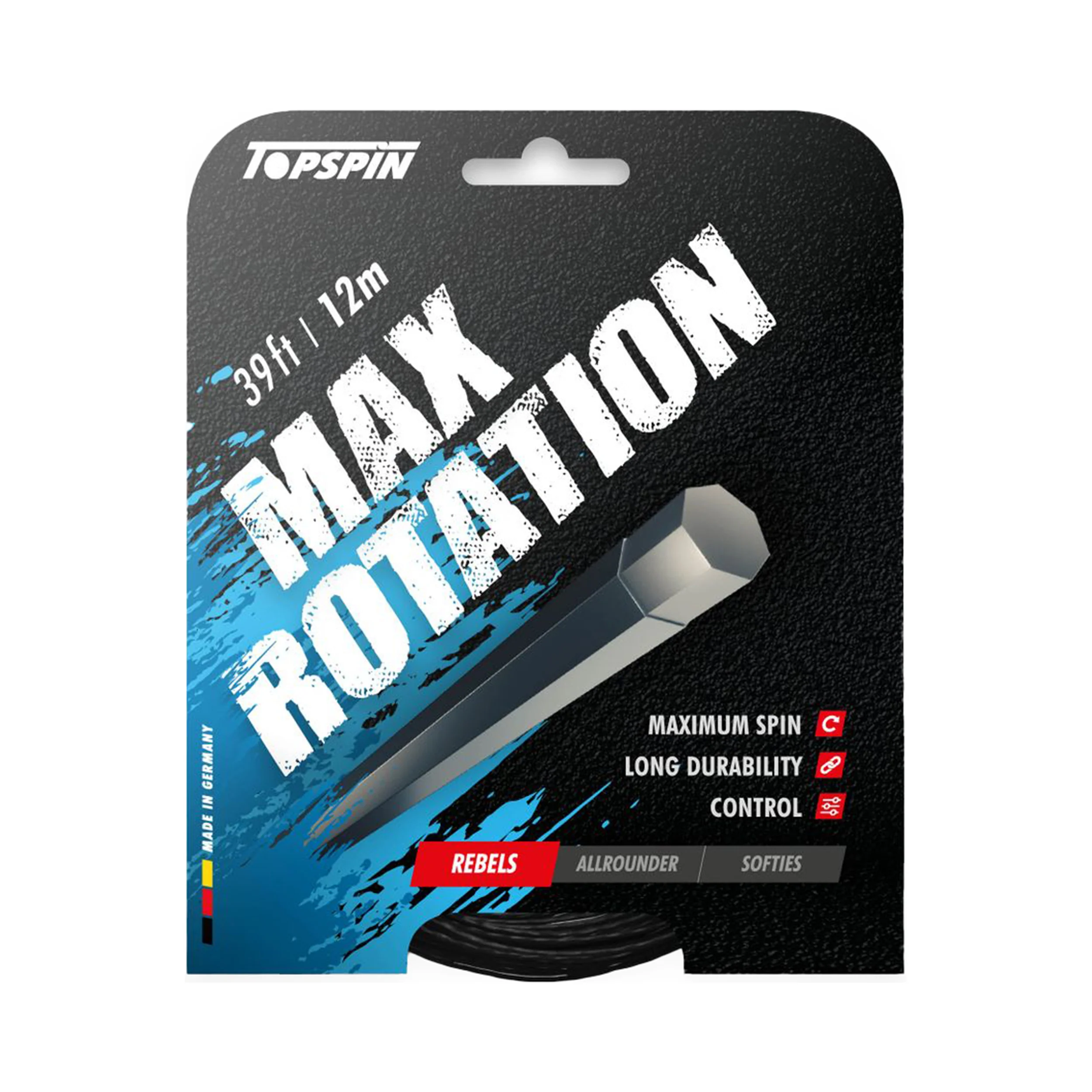 Max Rotation 12m Saitenset-Schwarz