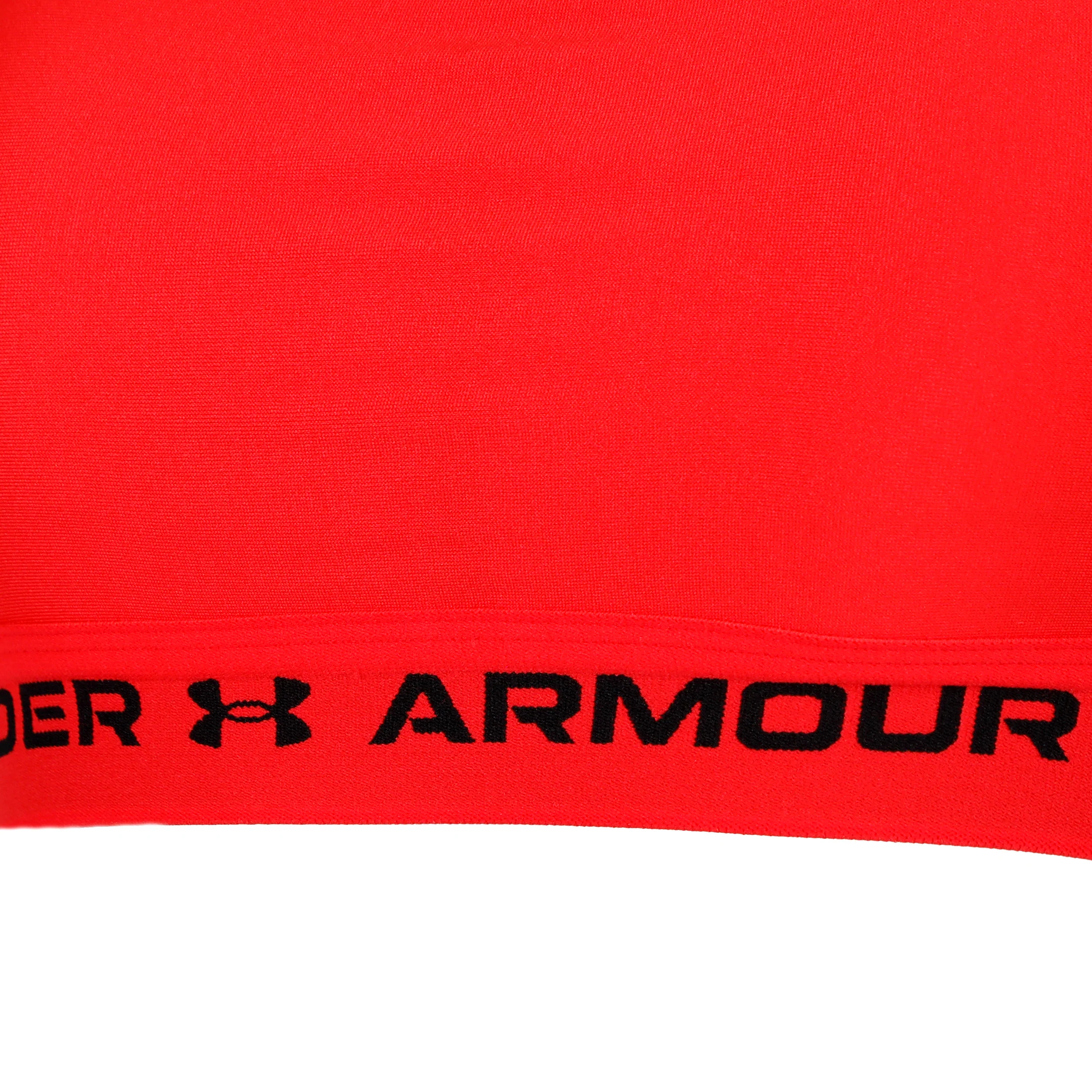 Crossback Mid Sport-BH Damen-Neonrot - Image 3