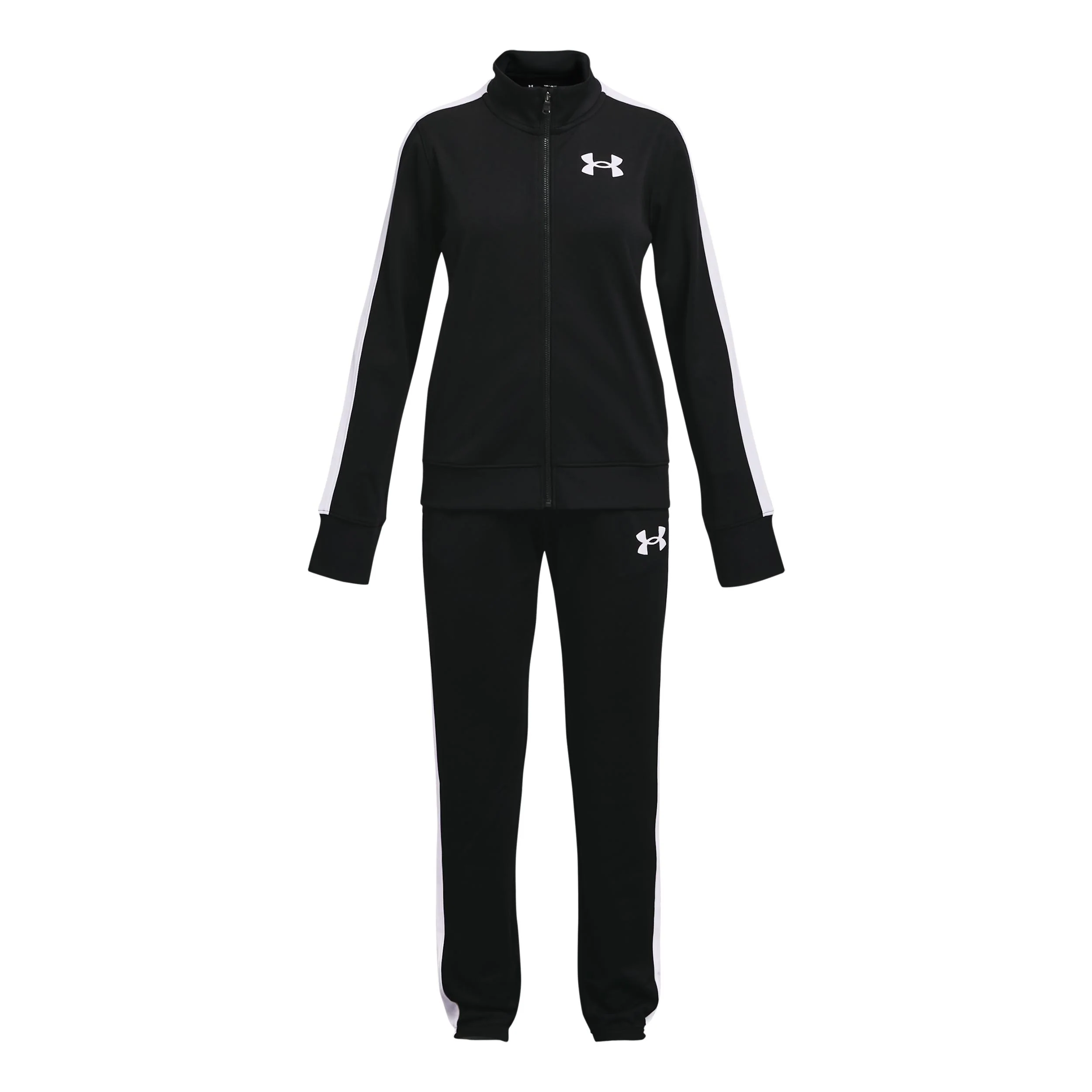 EM Knit Trainingsanzug Mädchen-Schwarz