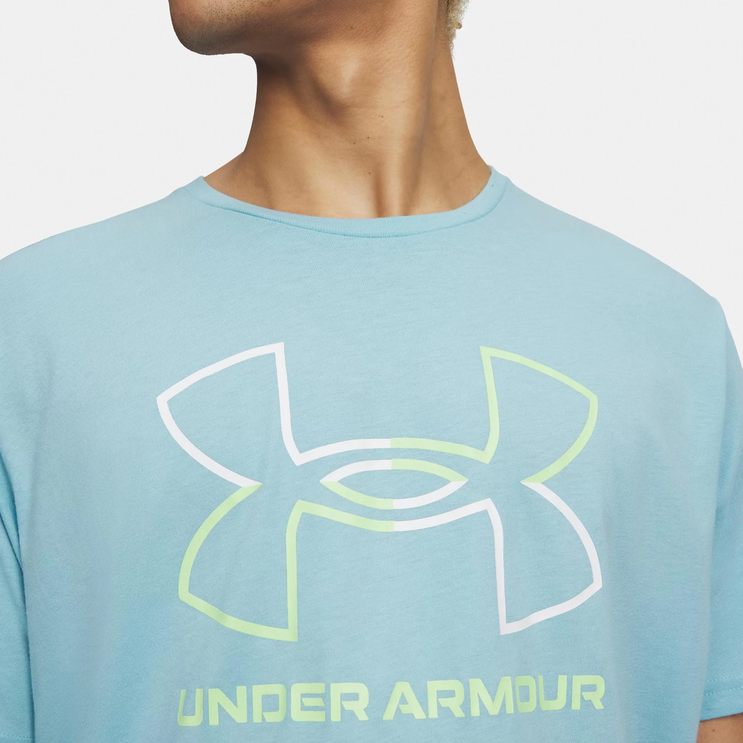 Foundation Update T-Shirt Herren-blau, weiß - Image 3