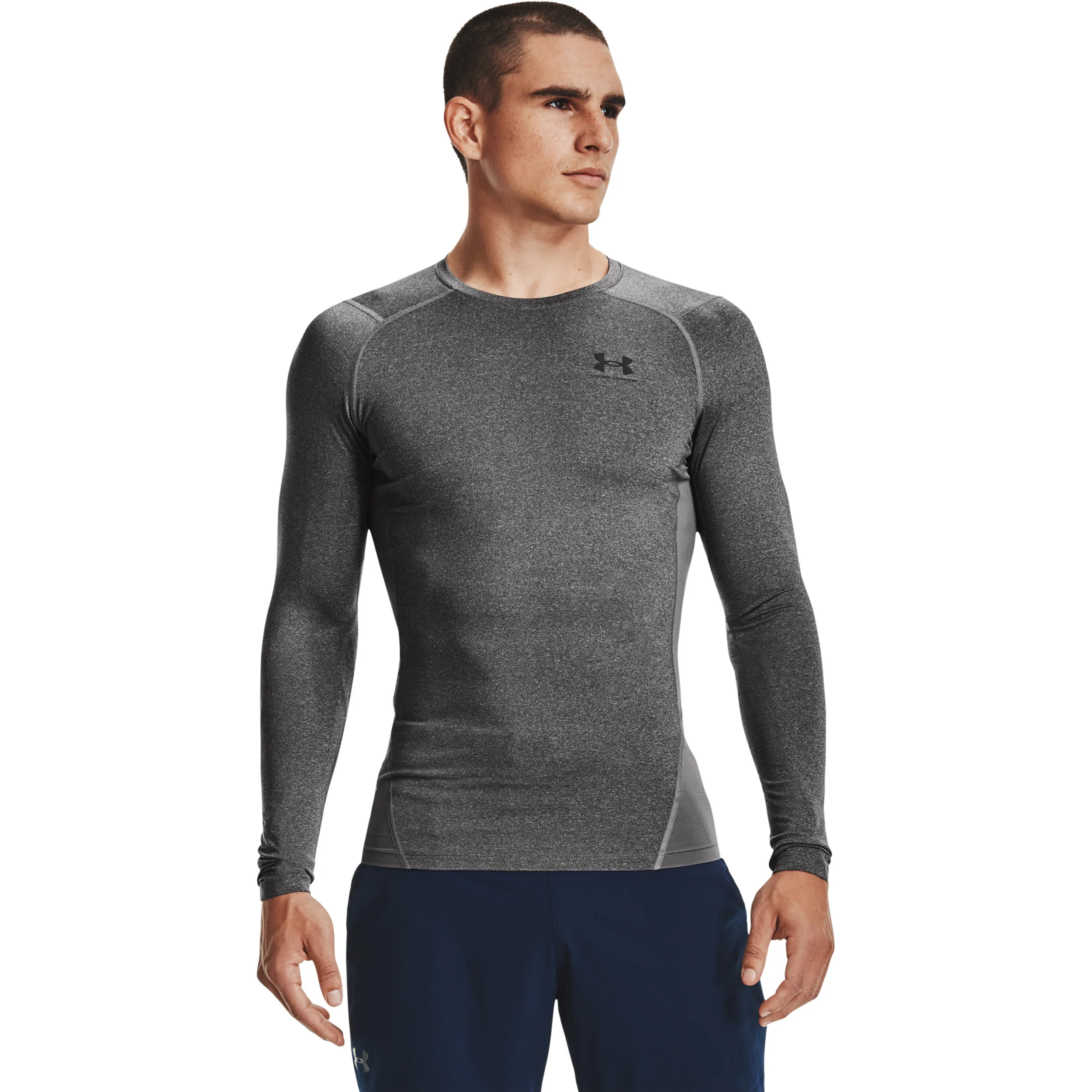 Heatgear Comp Longsleeve Herren-Anthrazit,Schwarz - Image 3