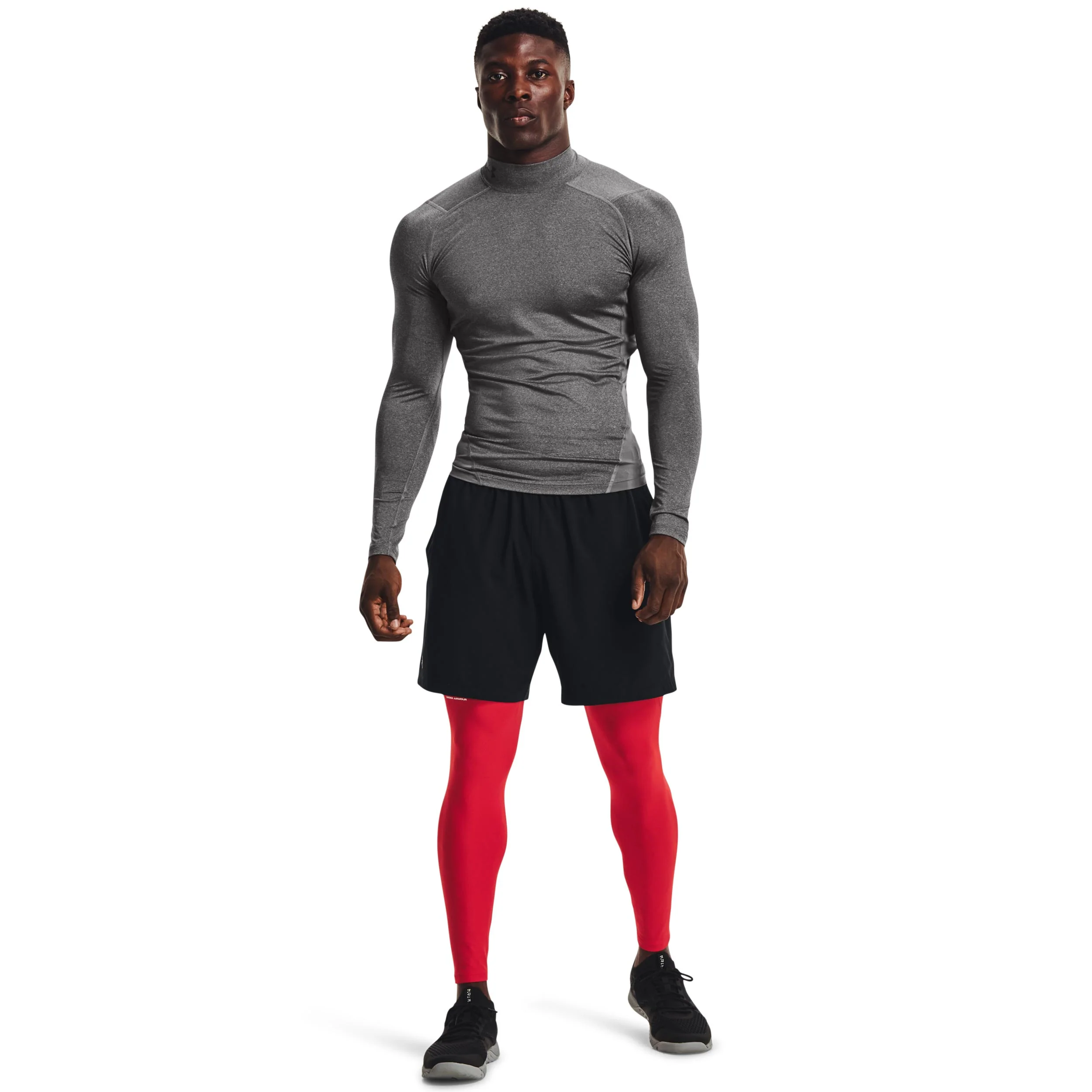 Heatgear Comp Mock Longsleeve Herren-Grau - Image 5