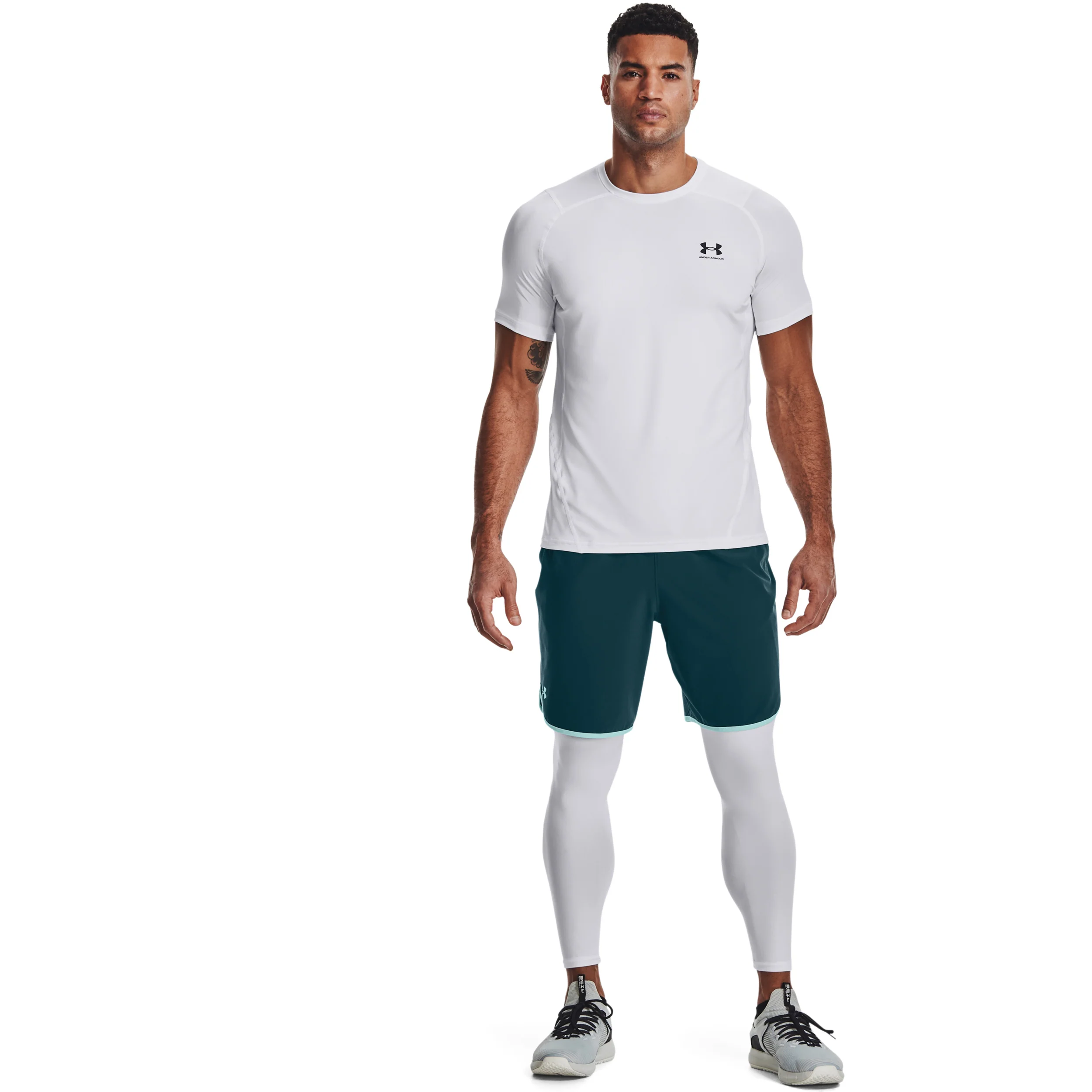 Heatgear Tight Herren-Weiß,Schwarz - Image 5