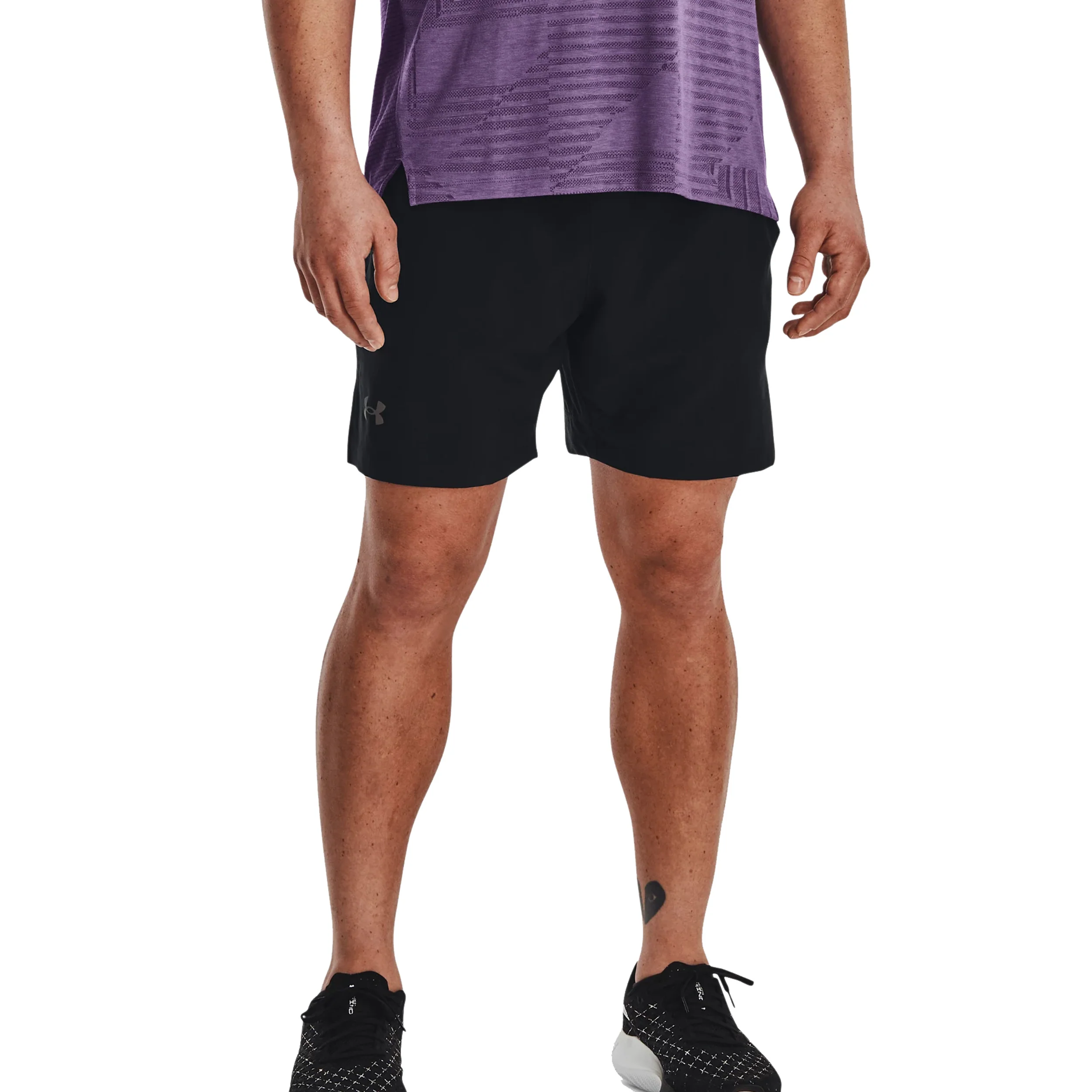 Launch Elite 2in1 7in Shorts Herren-Schwarz - Image 2