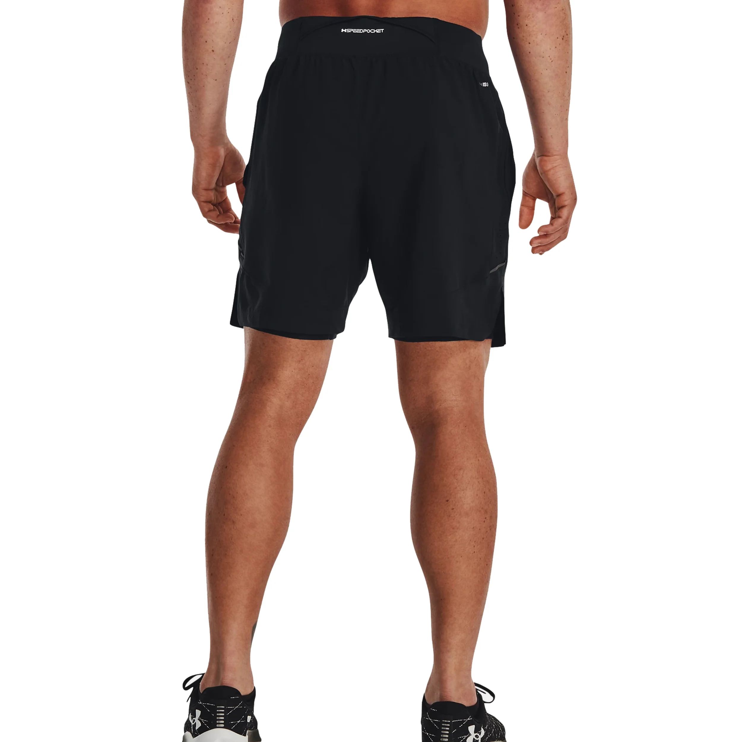 Launch Elite 2in1 7in Shorts Herren-Schwarz - Image 3
