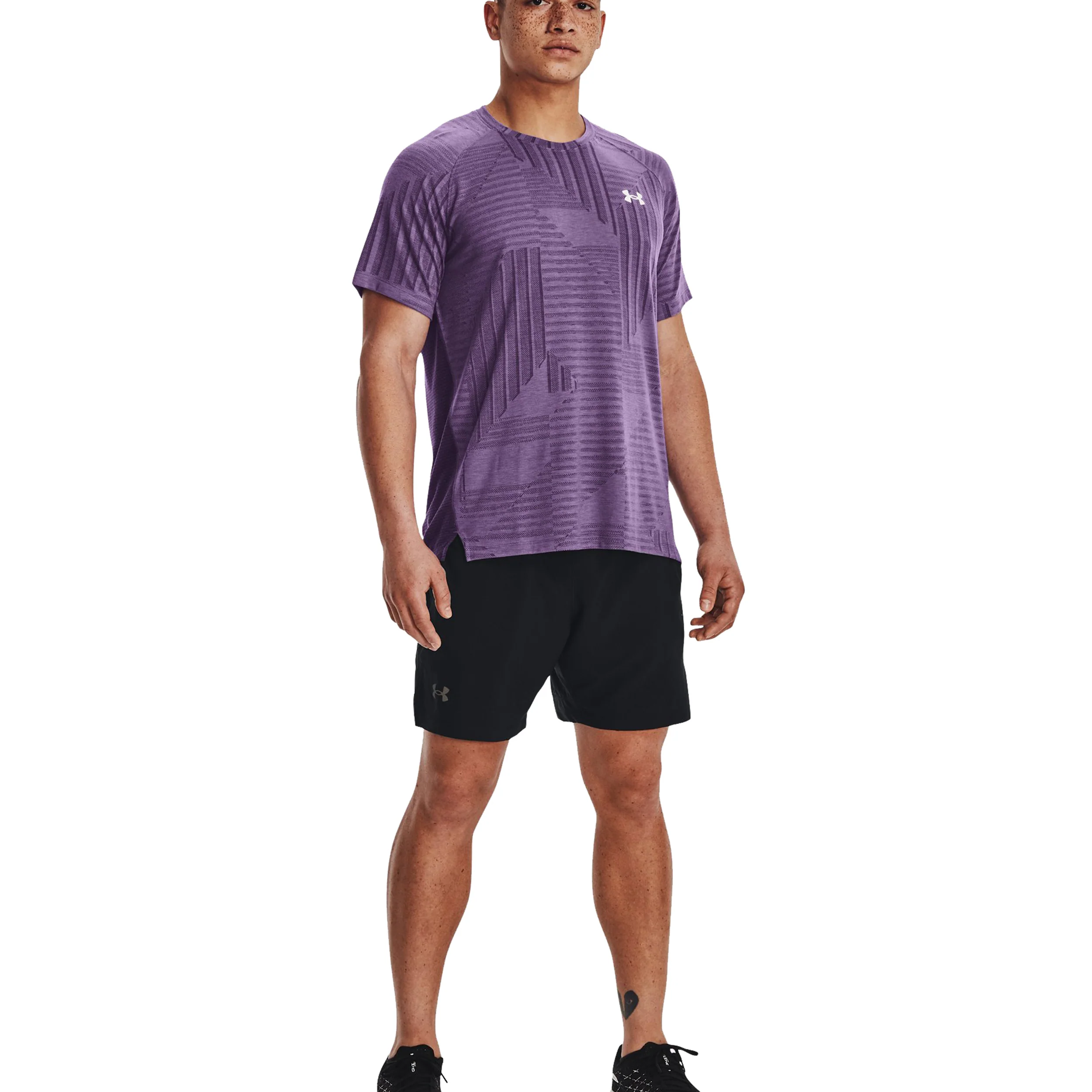 Launch Elite 2in1 7in Shorts Herren-Schwarz - Image 4