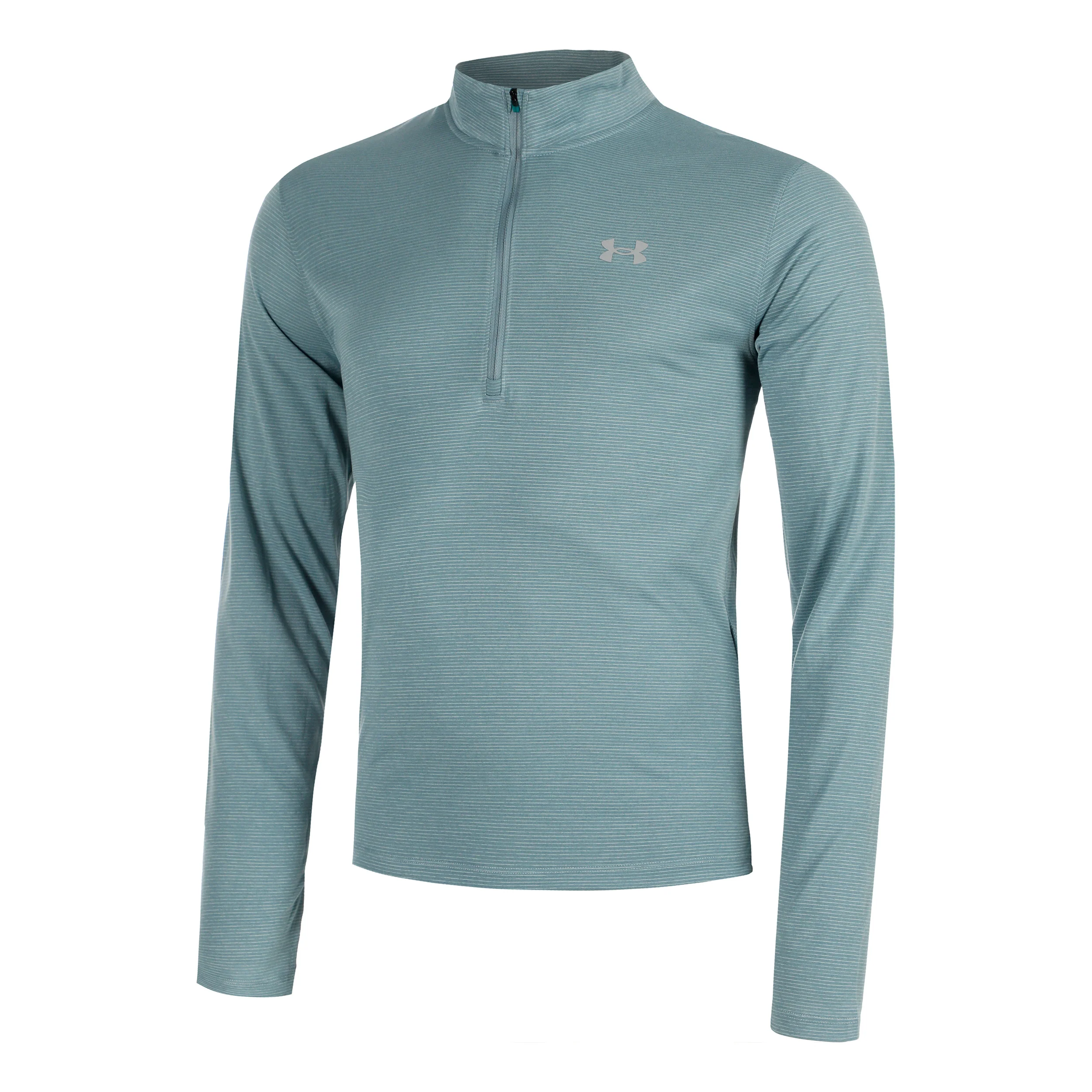 Launch Quarter-Zip Longsleeve - blaugrau
