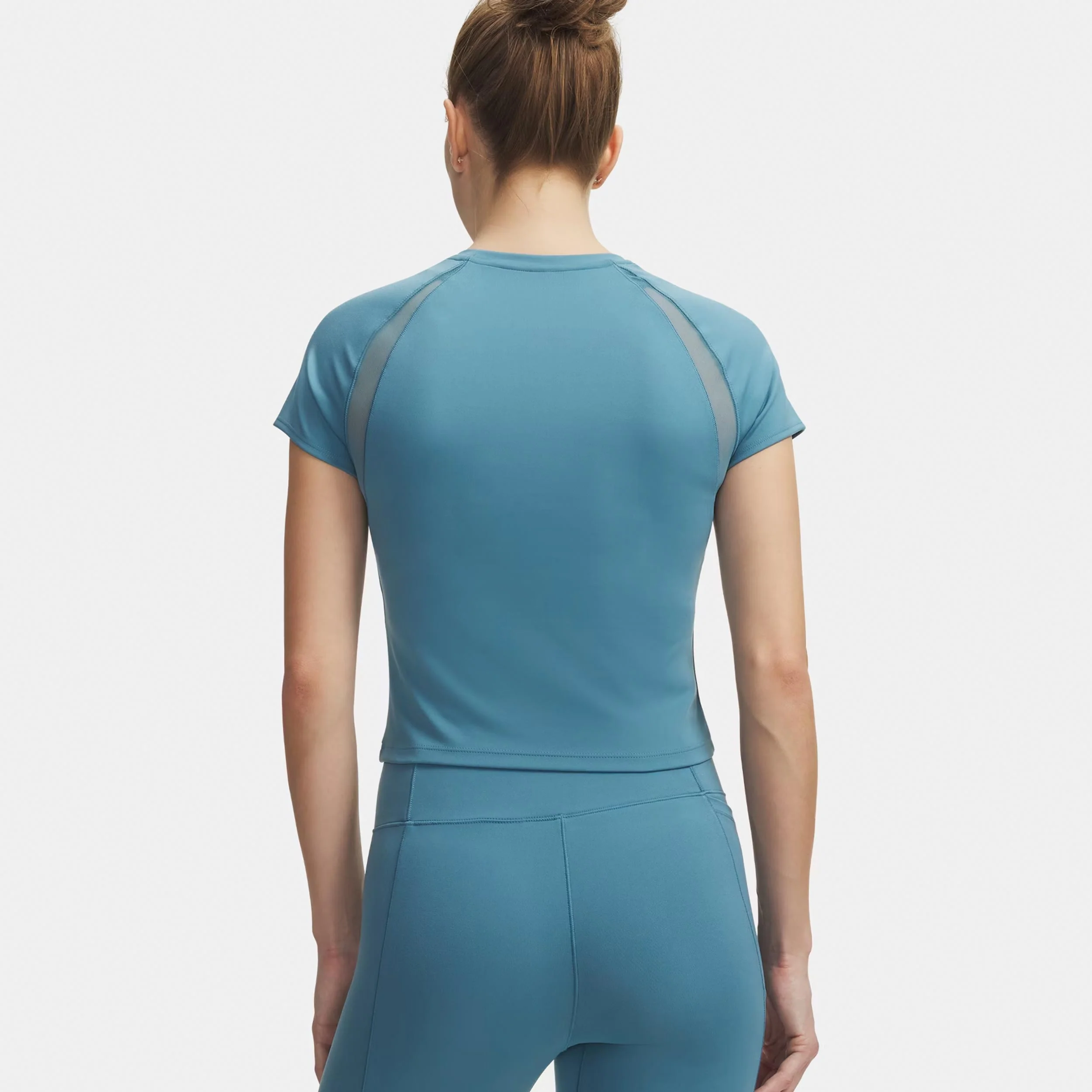 Motion Mesh T-Shirt Damen-blau - Image 2