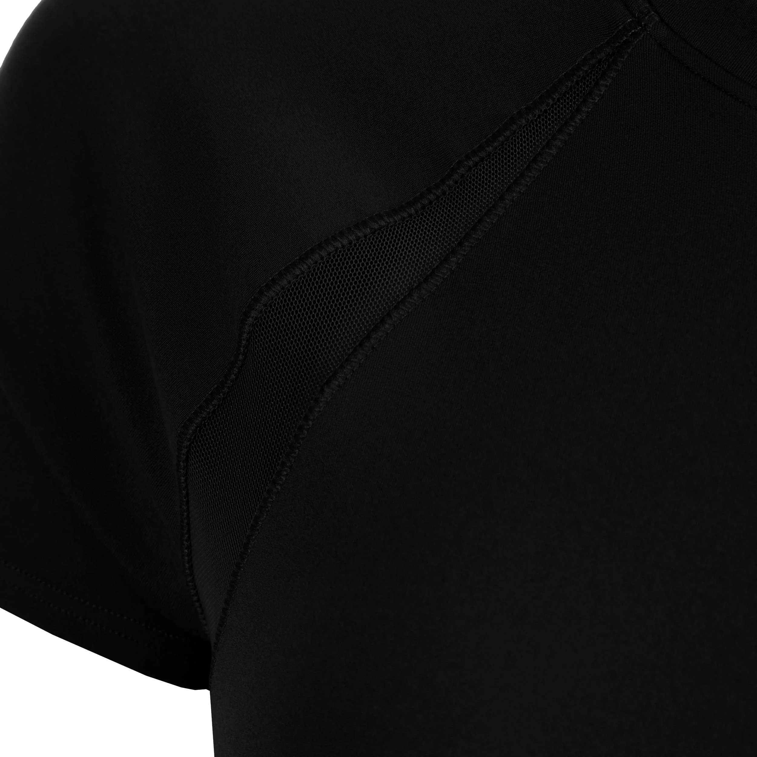 Motion Mesh T-Shirt Damen-schwarz, grau - Image 4