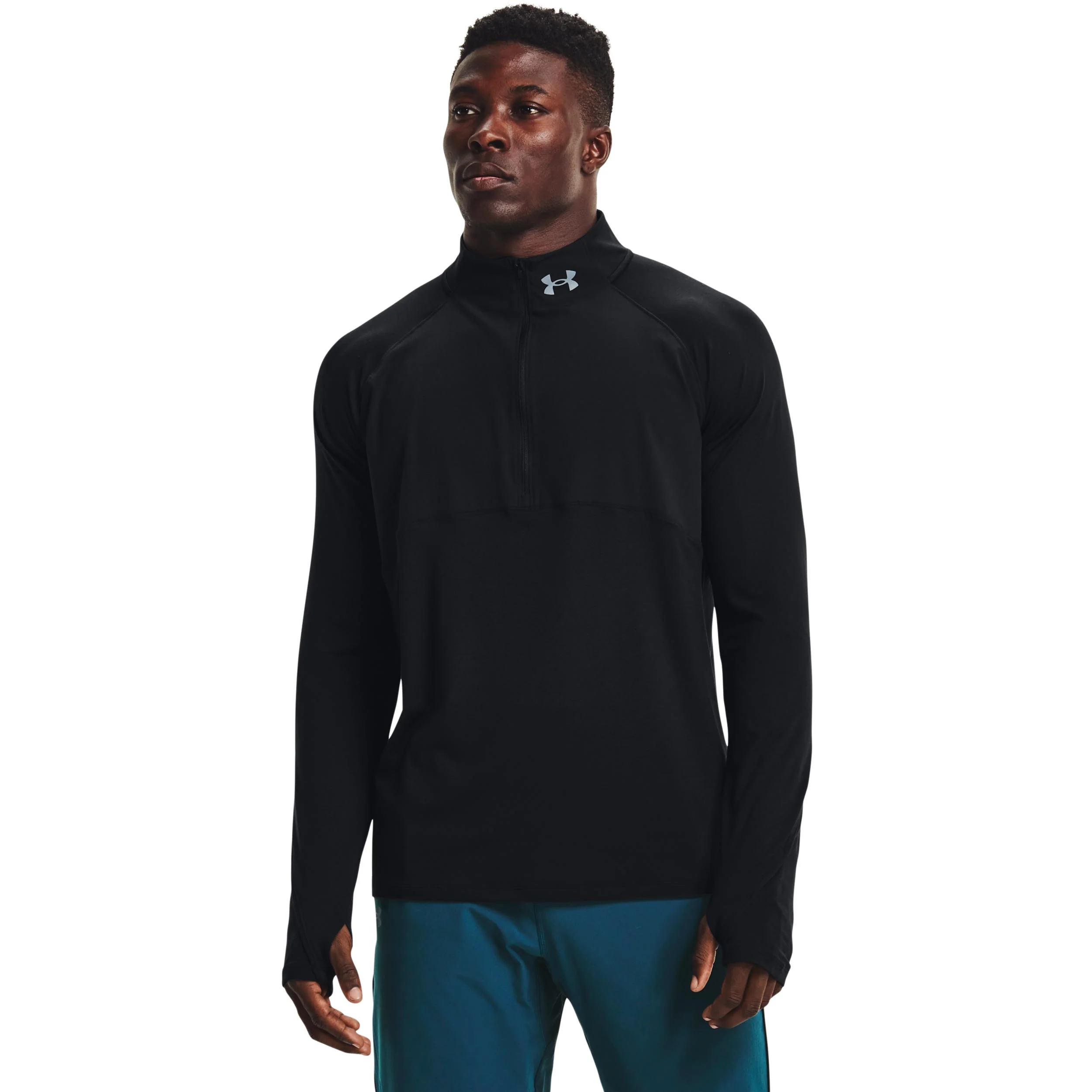 Qualifier 2.0 1/2 Zip Longsleeve Herren-Schwarz - Image 3