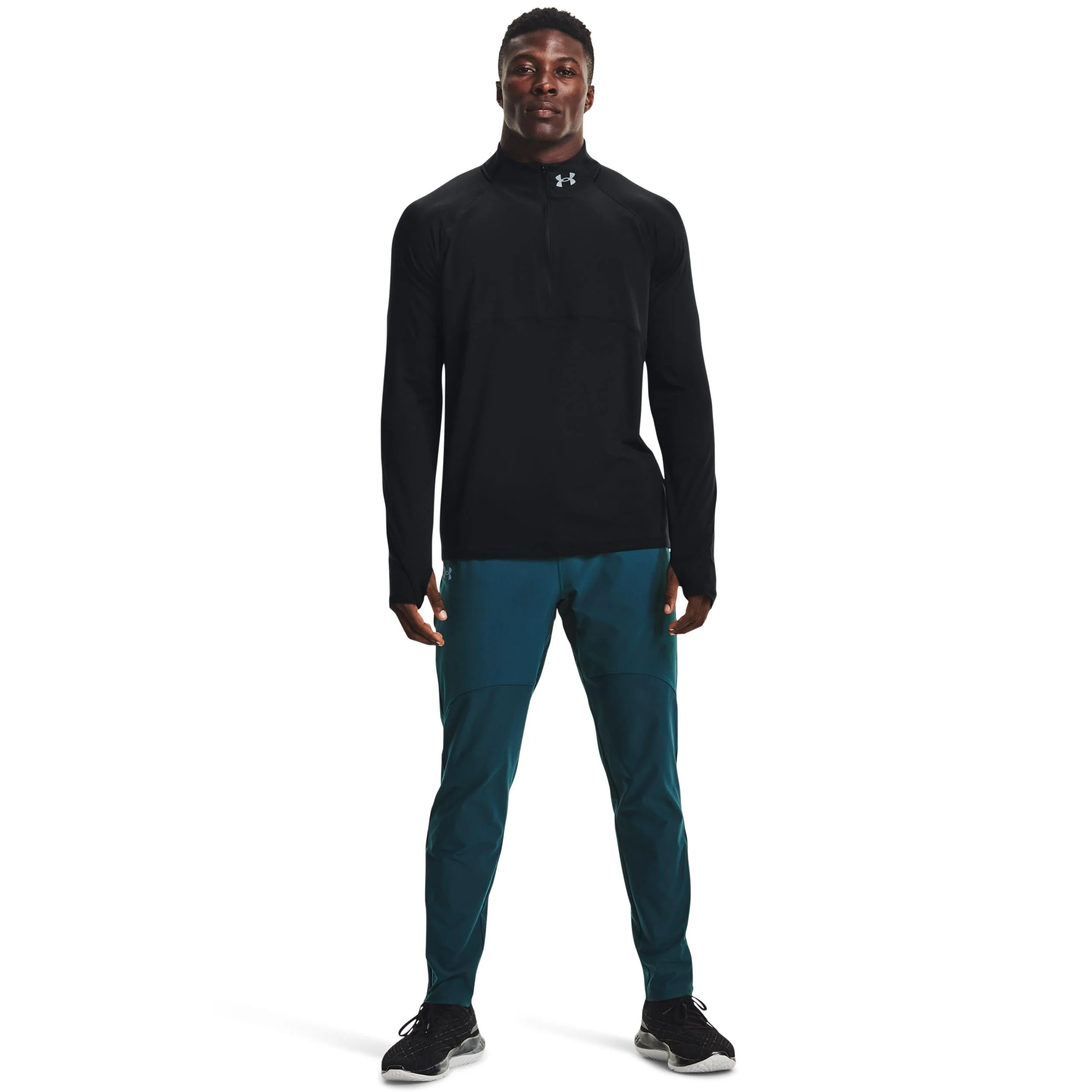 Qualifier 2.0 1/2 Zip Longsleeve Herren-Schwarz - Image 5