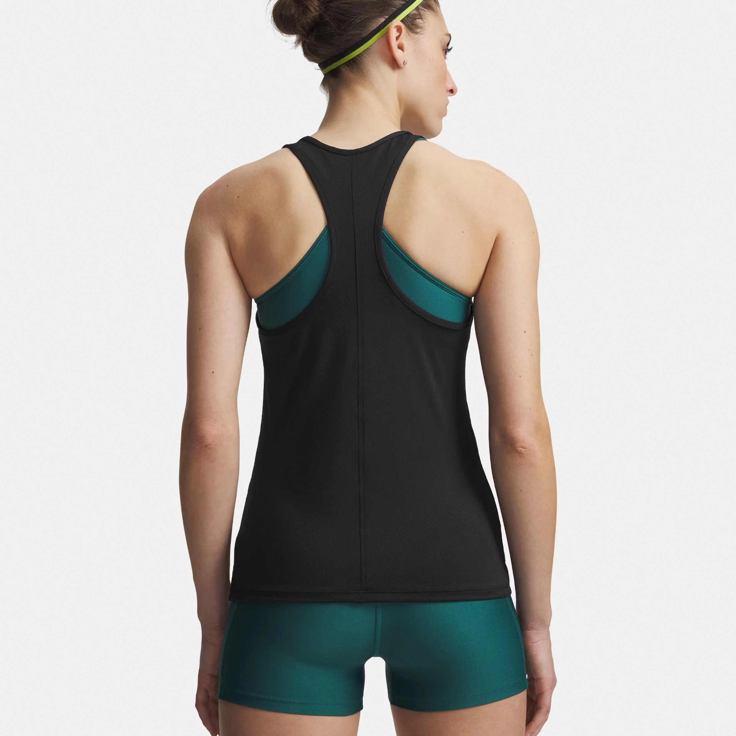 Tech Mesh Racer Tank-Top Damen-schwarz, weiß - Image 2