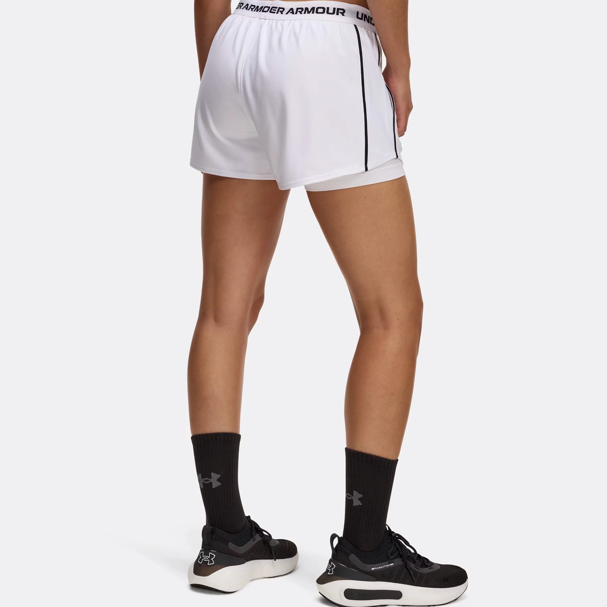 Tech Play Up 2in1  Shorts Damen - weiß - Image 2