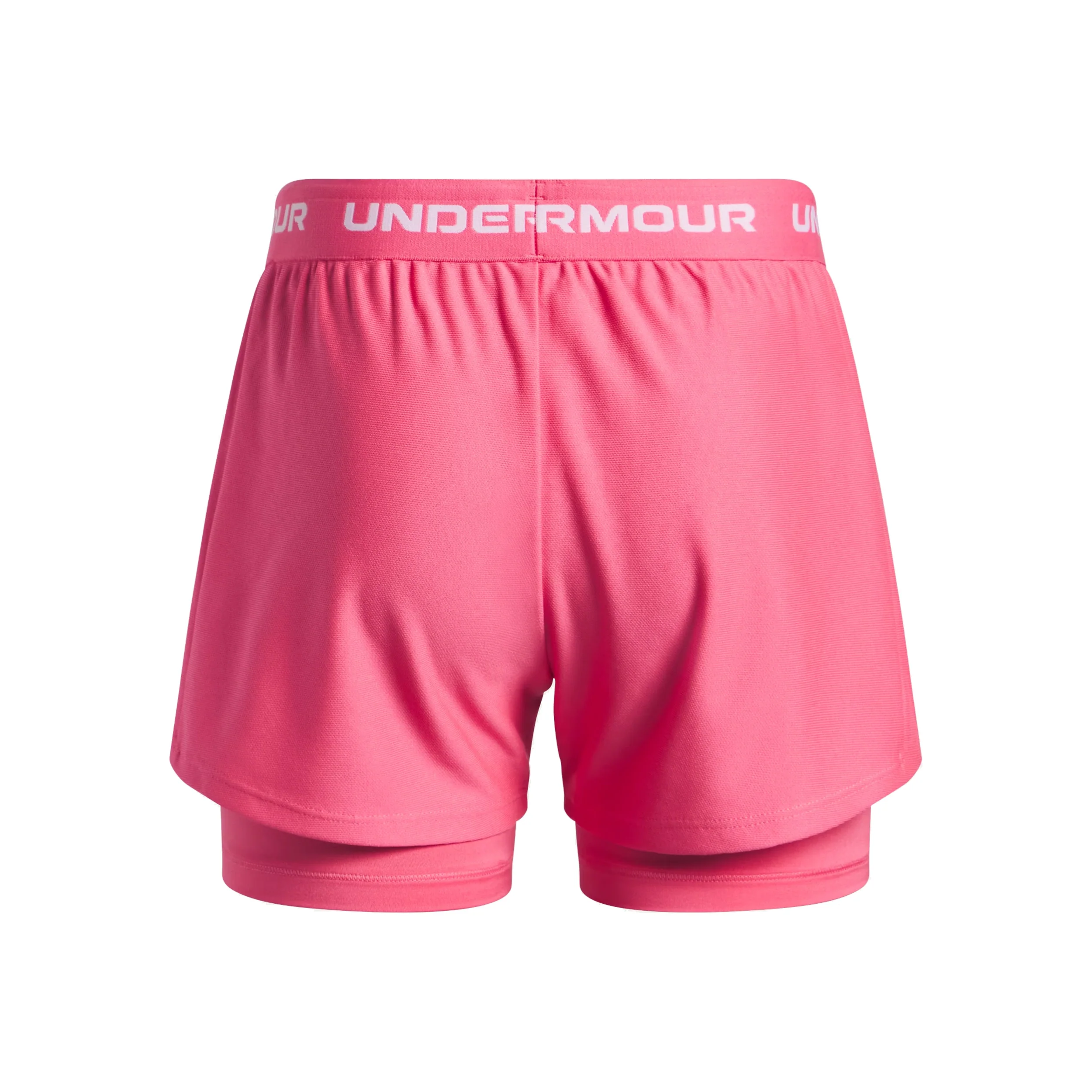 Tech Play Up 2in1 Shorts Mädchen-Pink,Weiß - Image 2