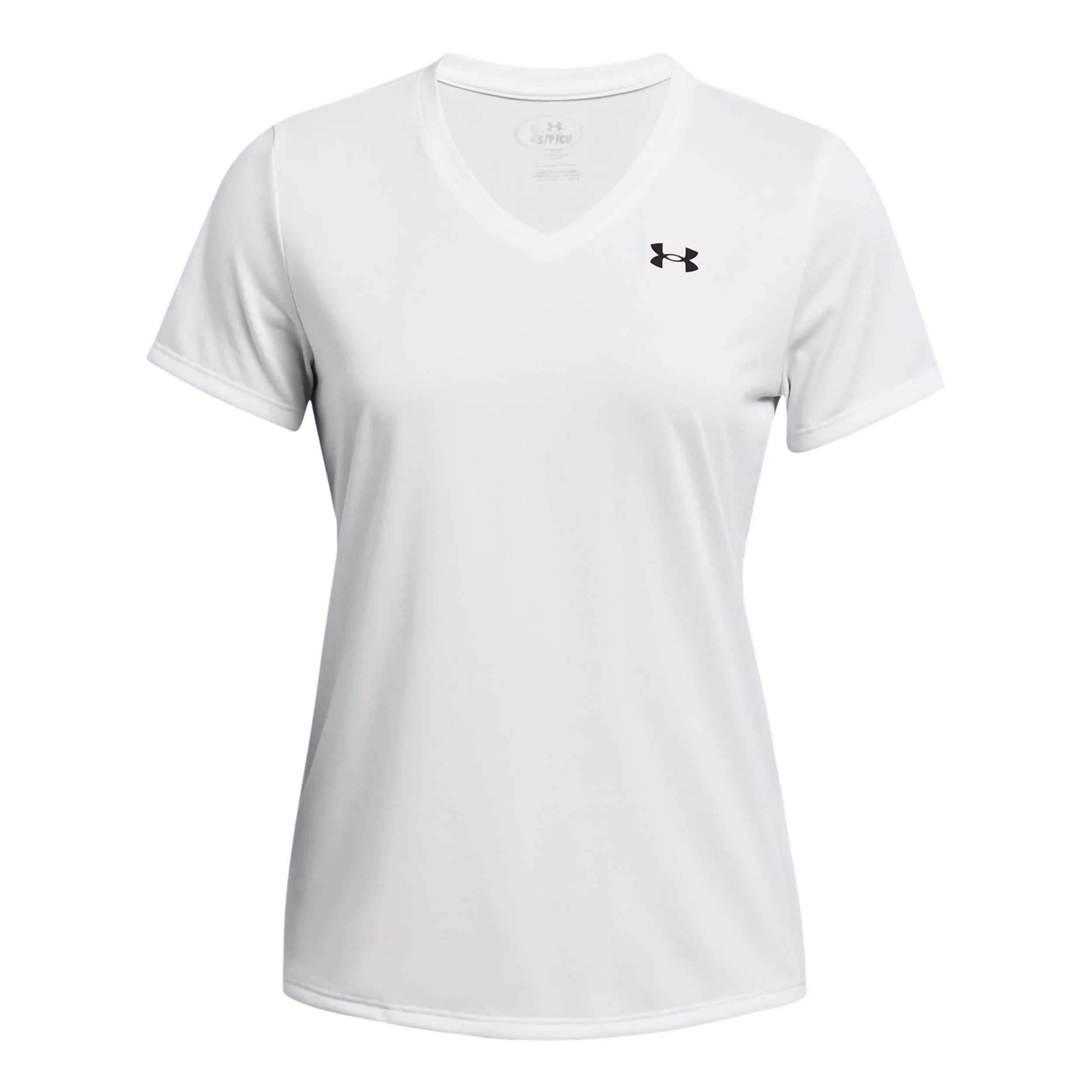Tech Solid T-Shirt Damen-weiß