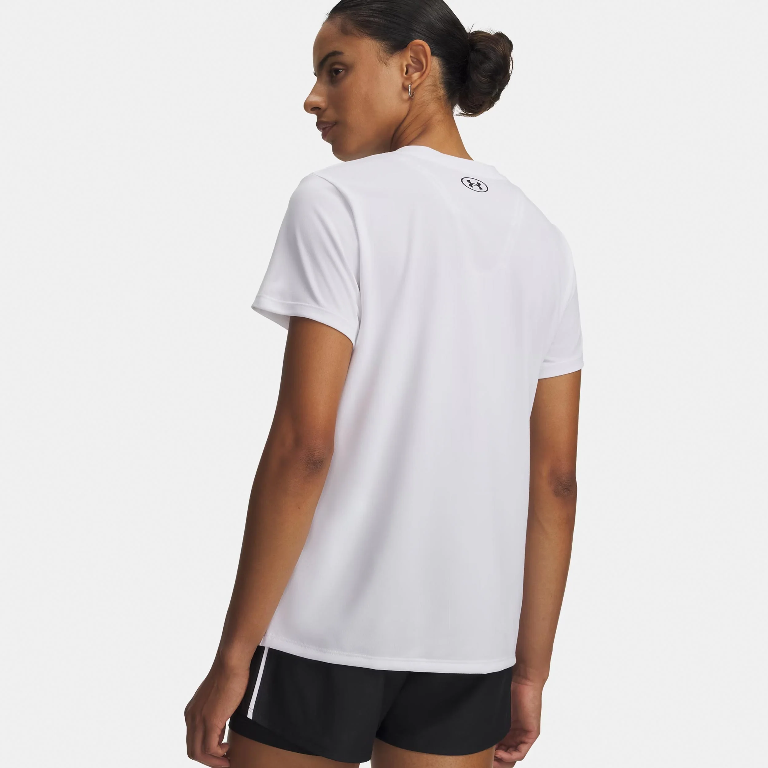 Tech Solid T-Shirt Damen-weiß - Image 4