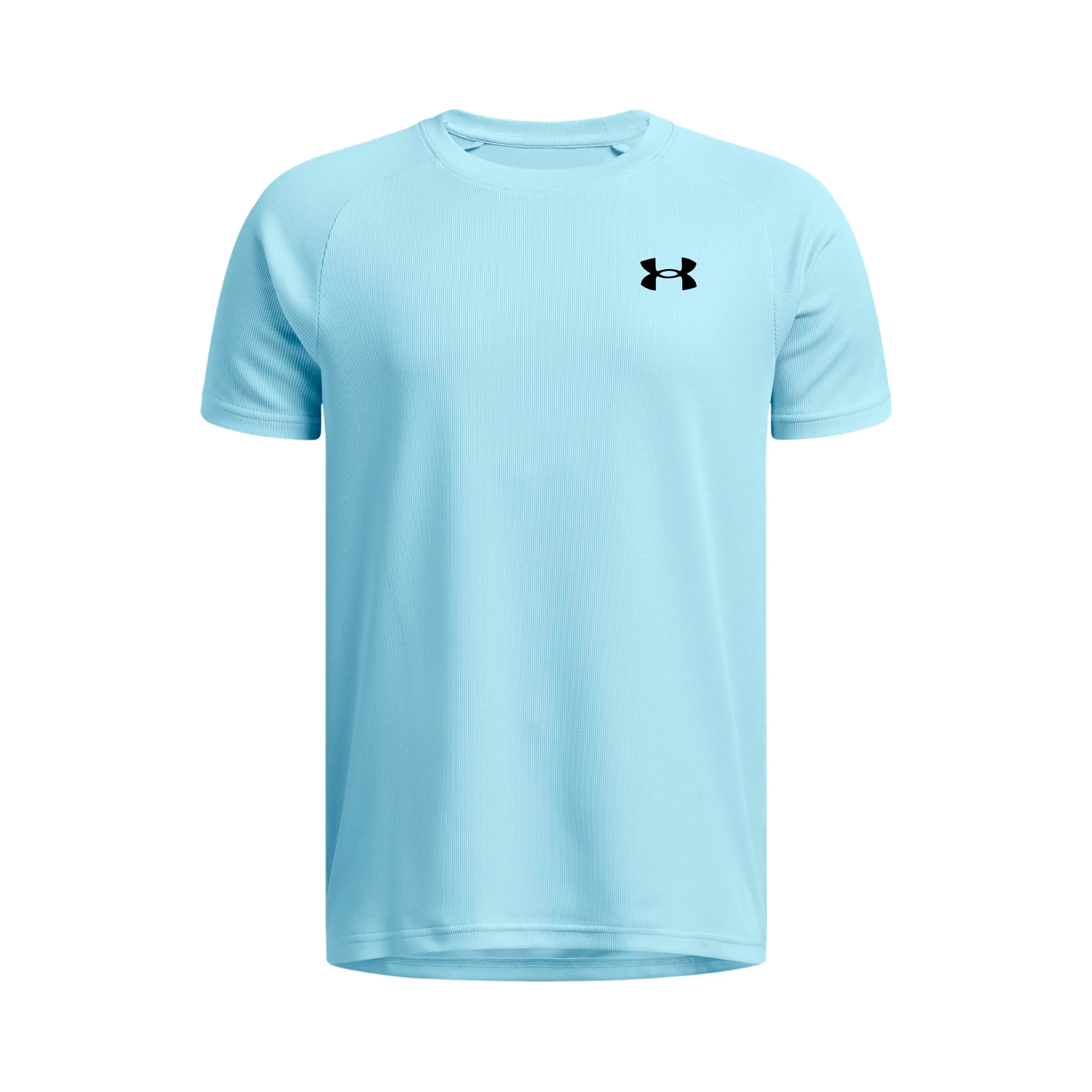 Tech Textured T-Shirt Jungen-blau, schwarz