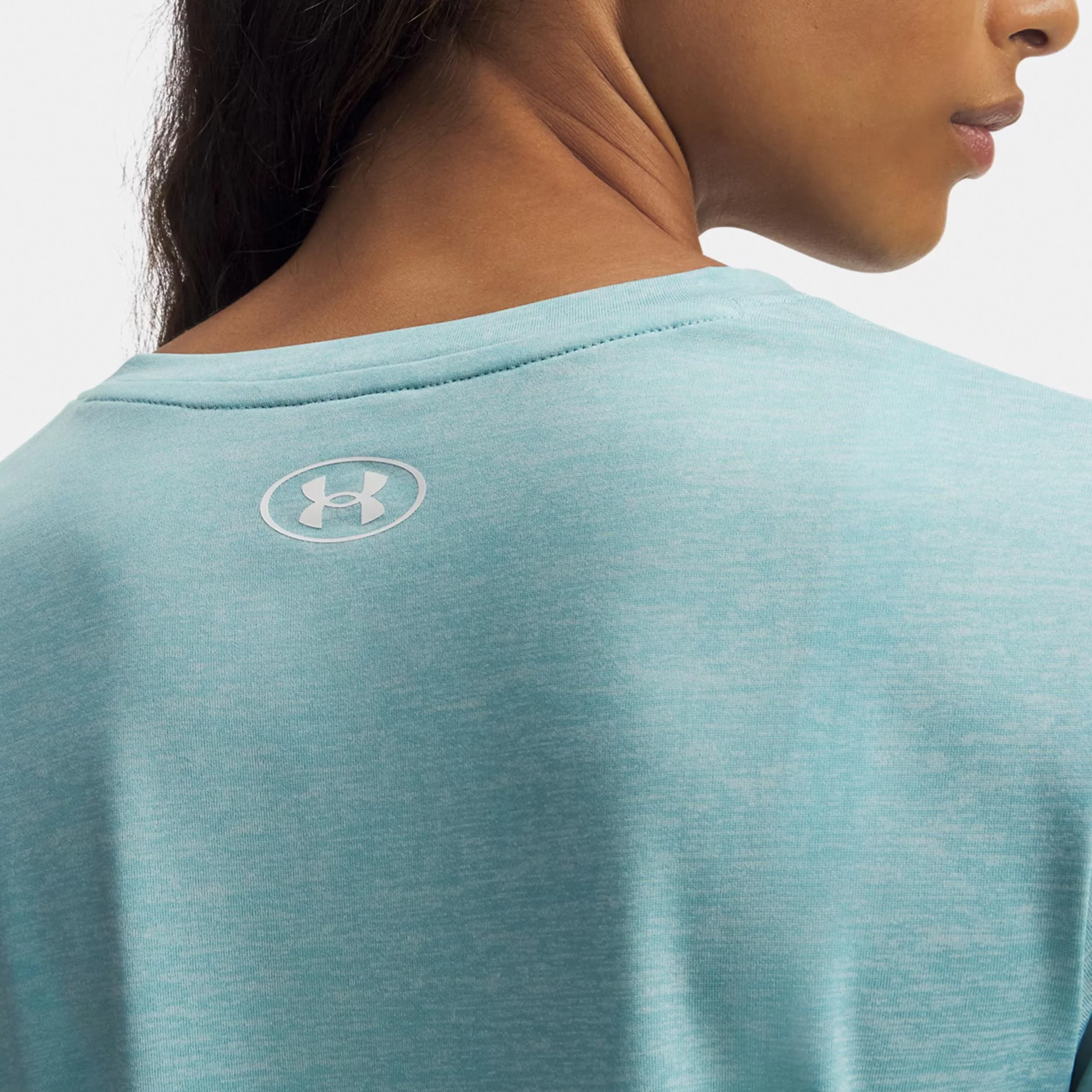 Tech Twist T-Shirt Damen-blau, weiß - Image 3