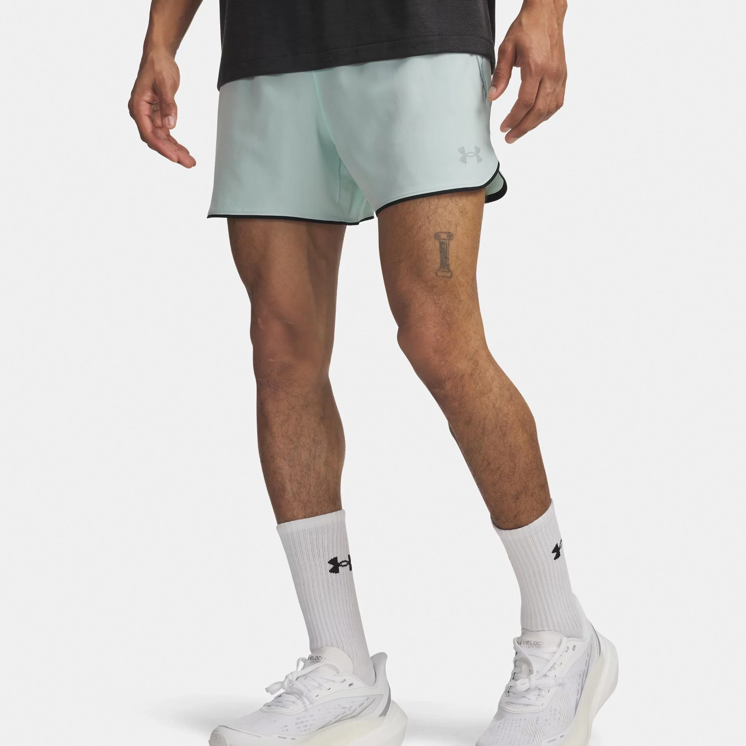Velociti Pro 5in  Laufshorts Herren - mint, silber