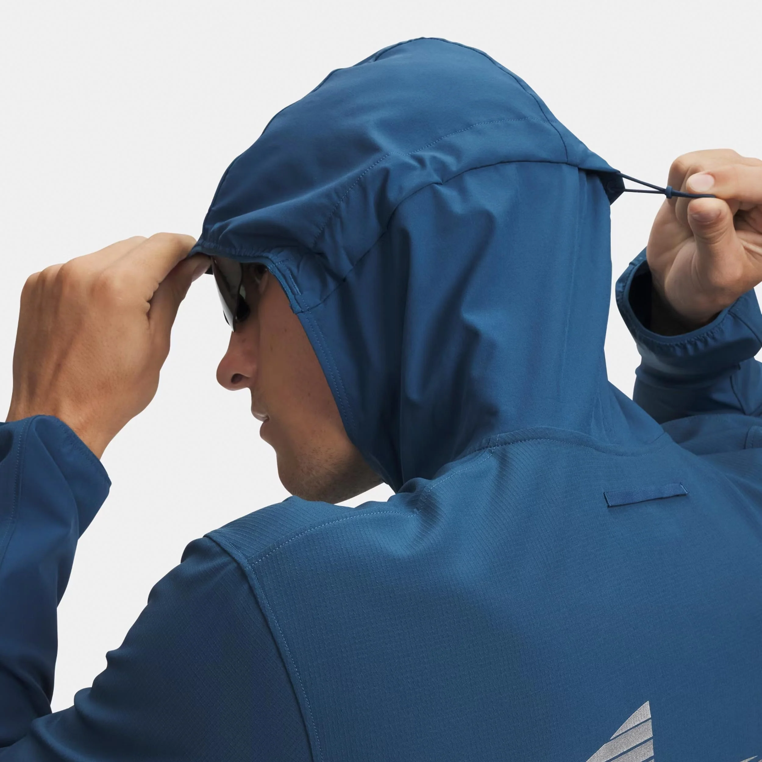 Velociti Pro Storm Laufjacke Herren - blau, silber - Image 3