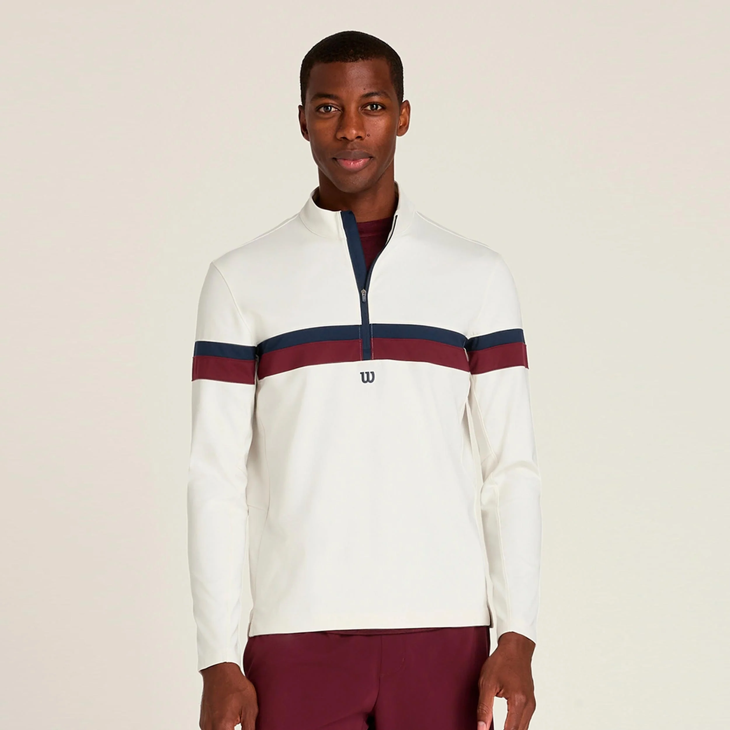 Elevate Performance Half-Zip Longsleeve Herren-sand