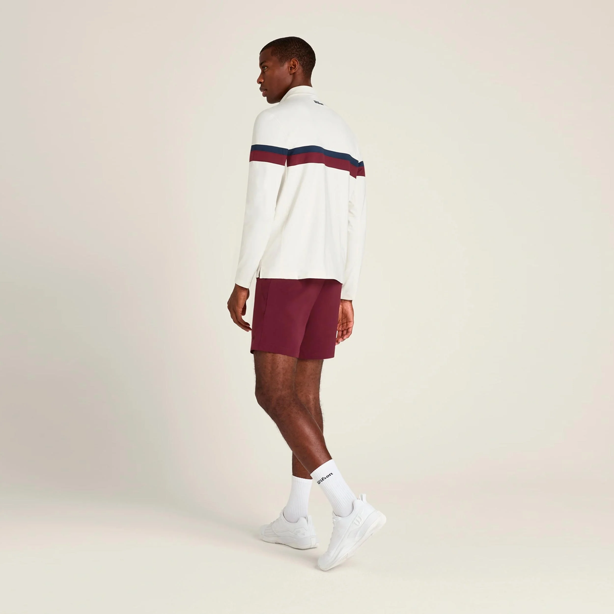 Elevate Performance Half-Zip Longsleeve Herren-sand - Image 6