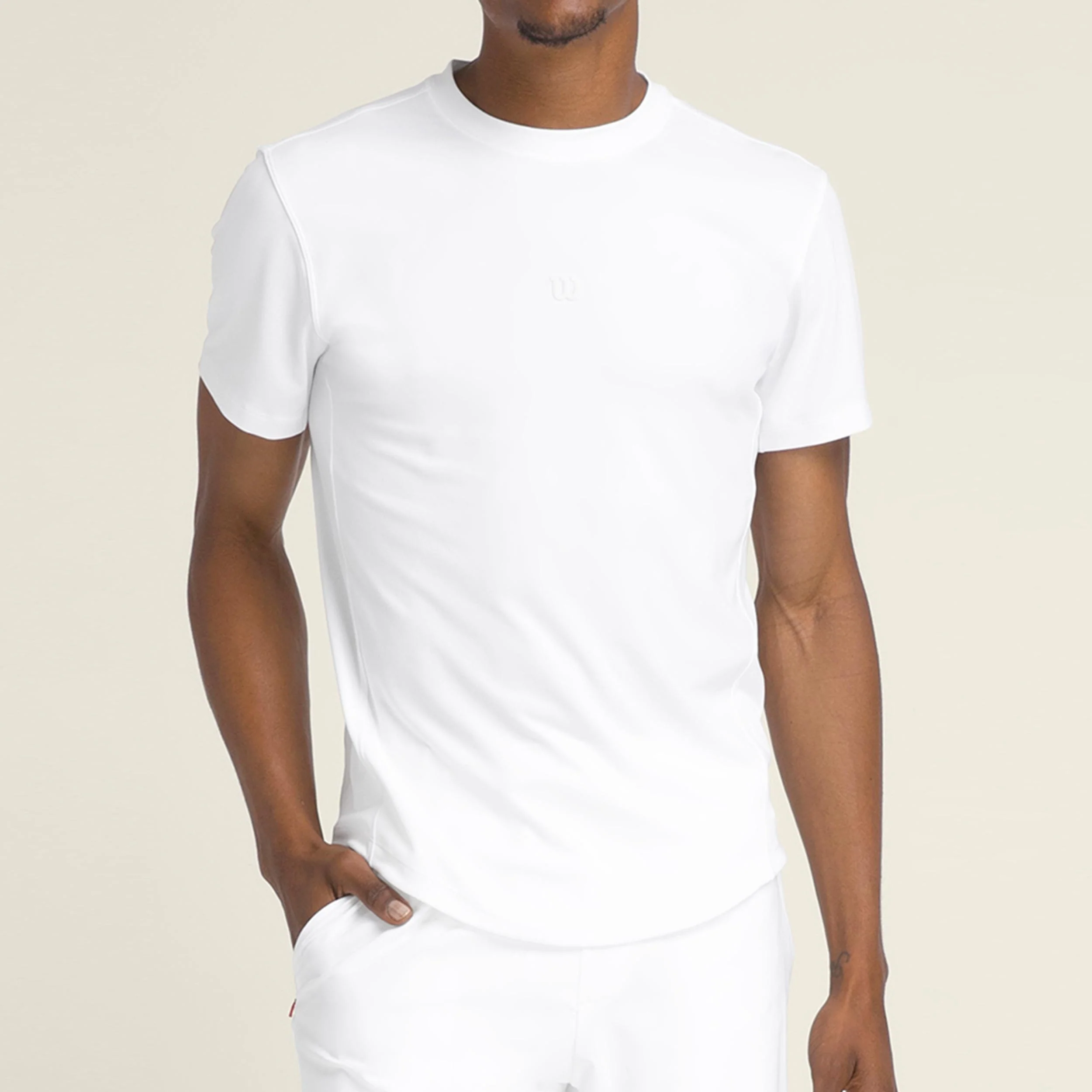 Everyday Performance T-Shirt Herren-weiß