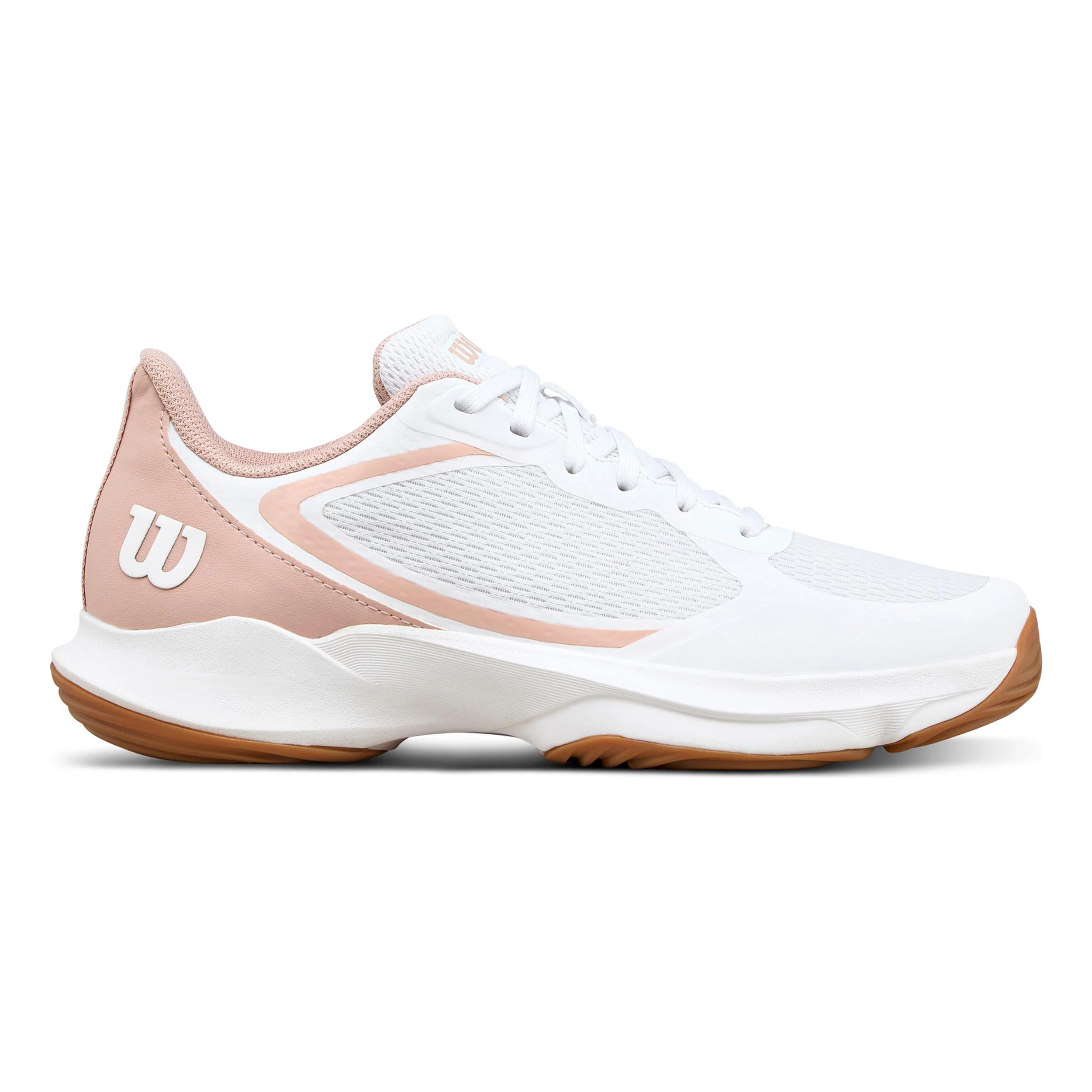 Hurakn Lite Padelschuh Damen-weiß, rosa