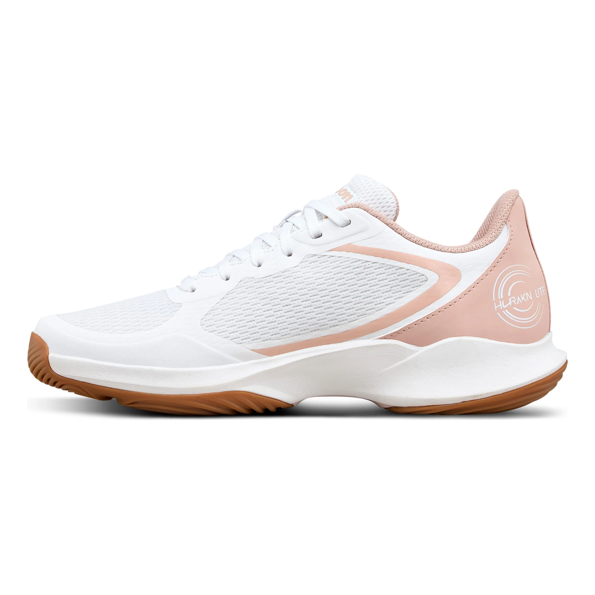 Hurakn Lite Padelschuh Damen-weiß, rosa - Image 2