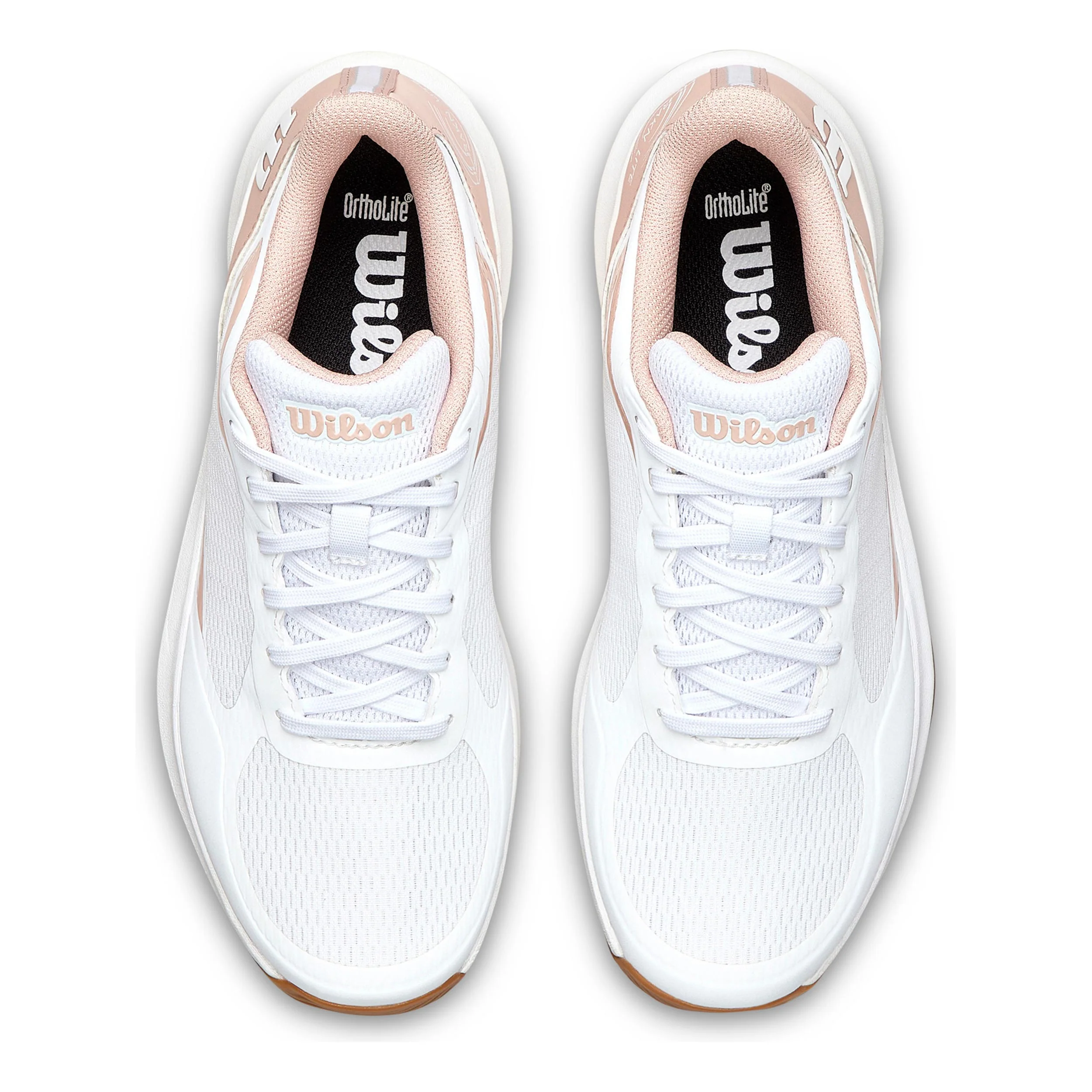 Hurakn Lite Padelschuh Damen-weiß, rosa - Image 3