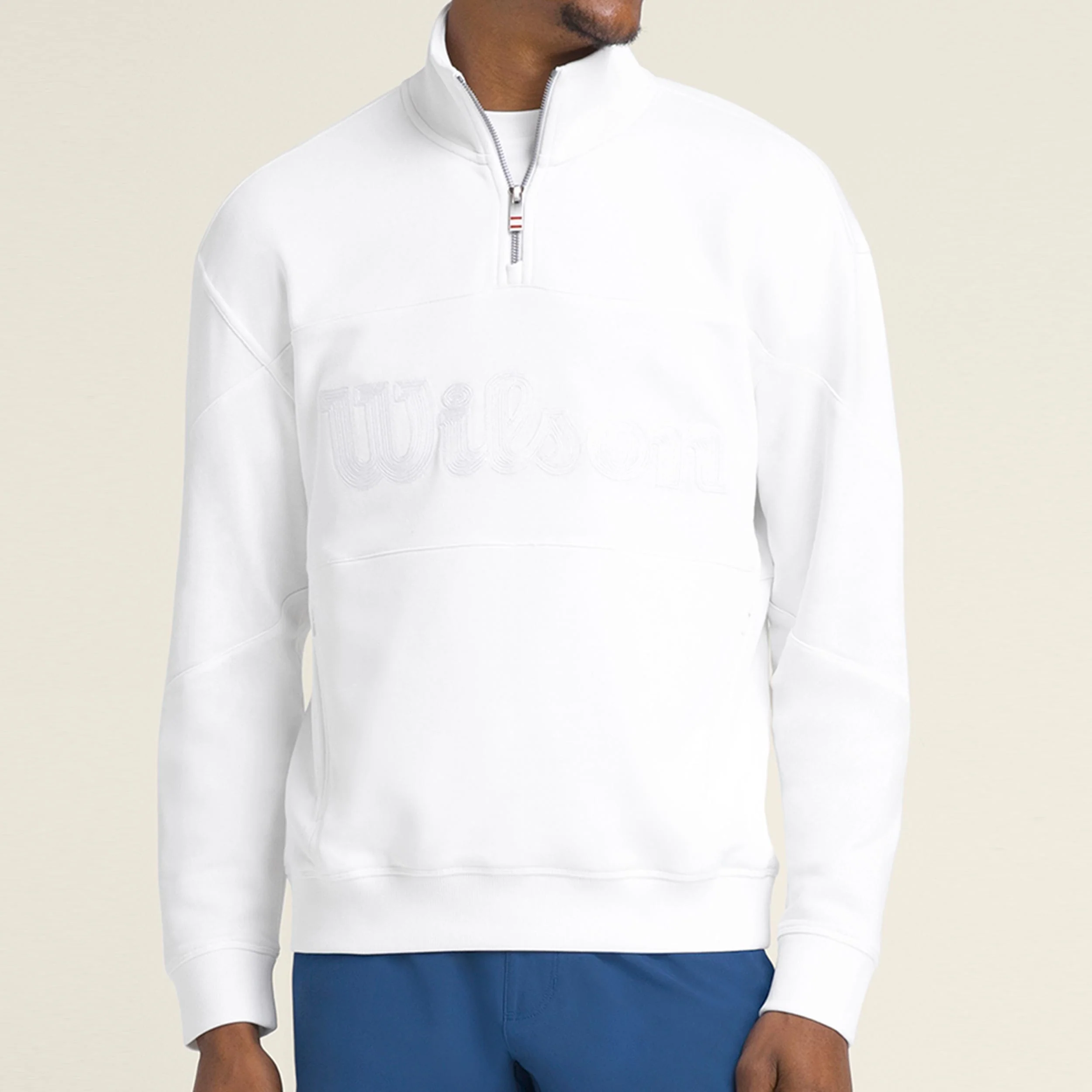 M Parkside Half-Zip Longsleeve Longsleeve -weiß