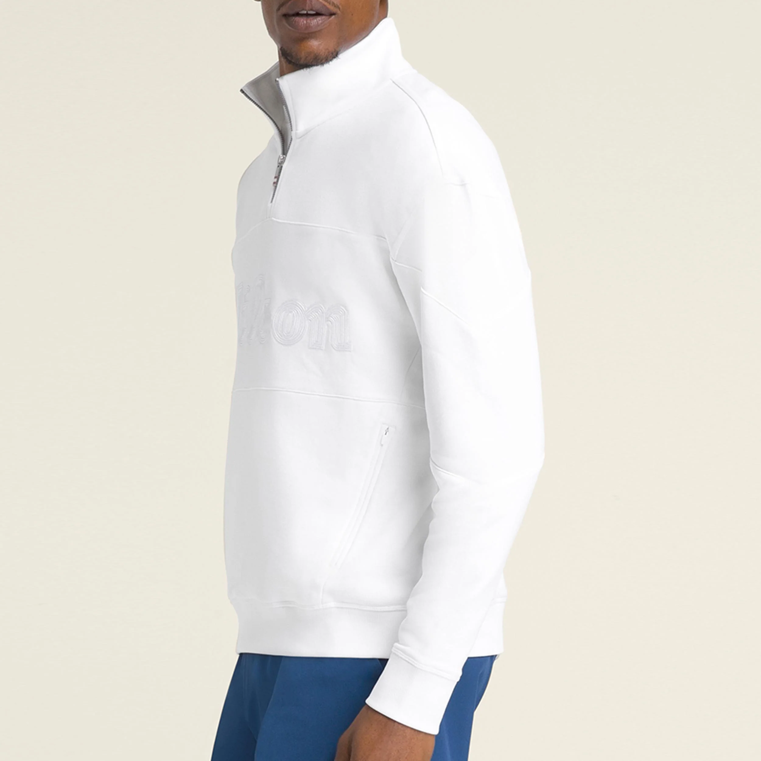 M Parkside Half-Zip Longsleeve Longsleeve -weiß - Image 2