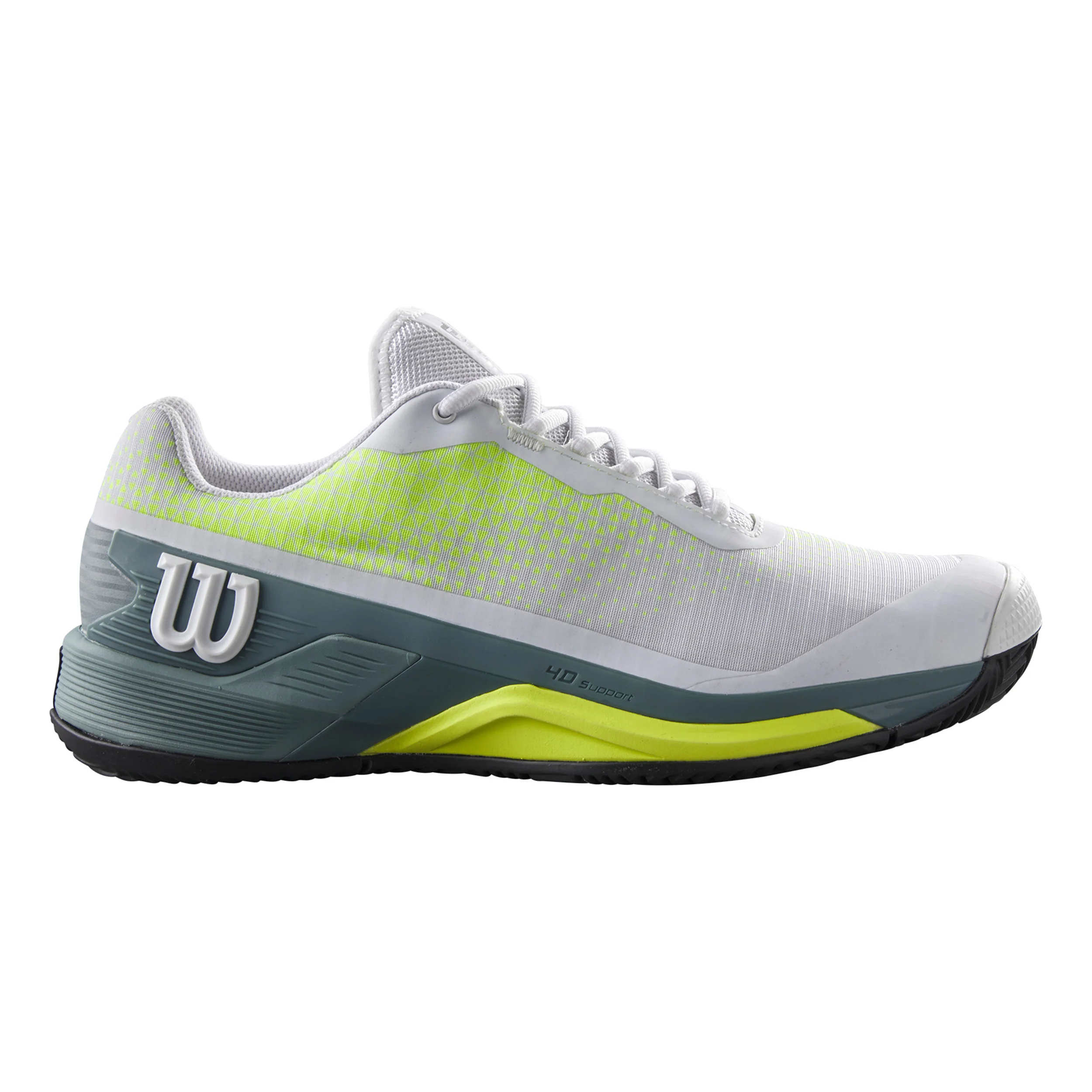 Rush Pro 4.0 Sandplatzschuh Herren-Weiß,Grau