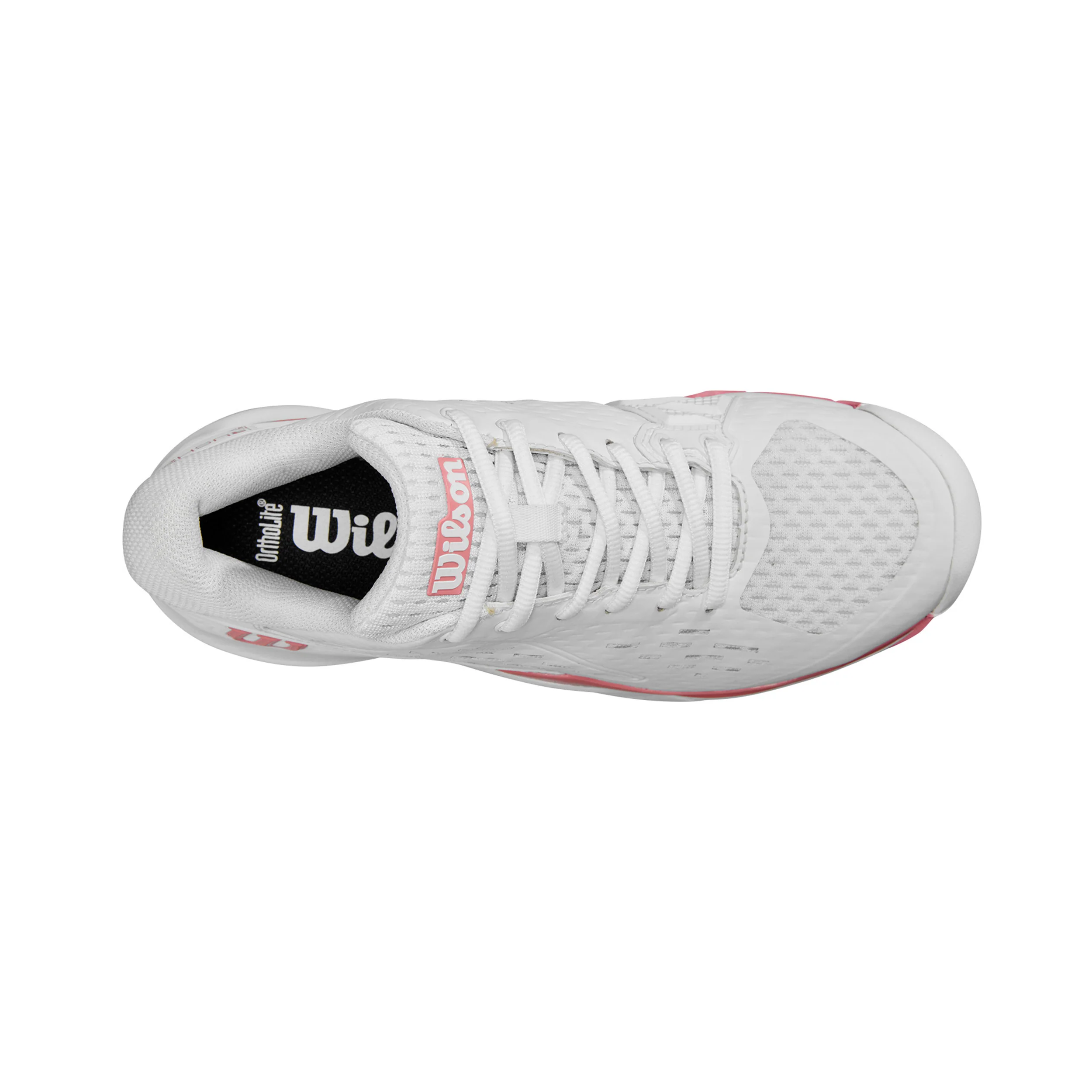 Rush Pro Ace Allcourtschuh Kinder-Weiß,Mauve - Image 3