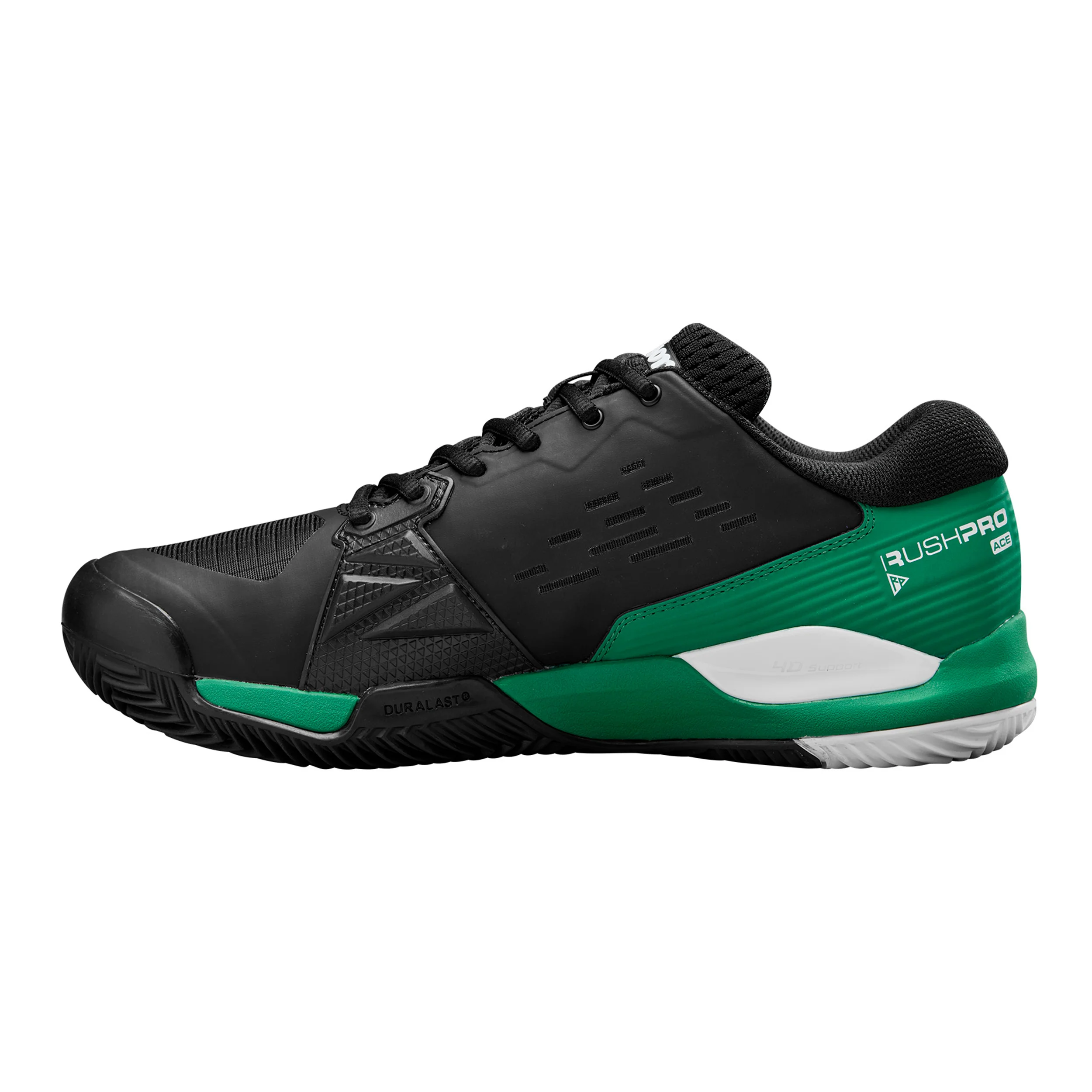 Rush Pro Ace Sandplatzschuh Herren-Schwarz,Grün - Image 2
