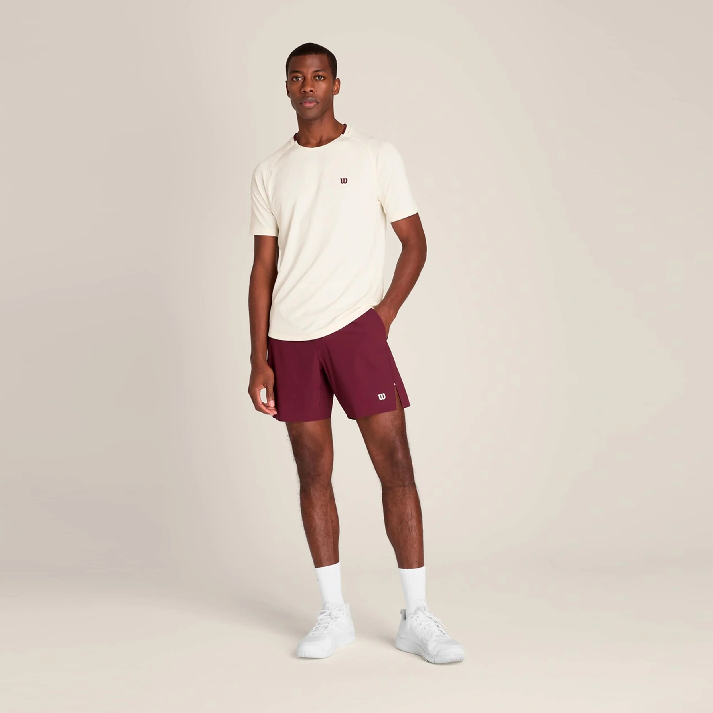 Serve Out T-Shirt Herren-sand - Image 5
